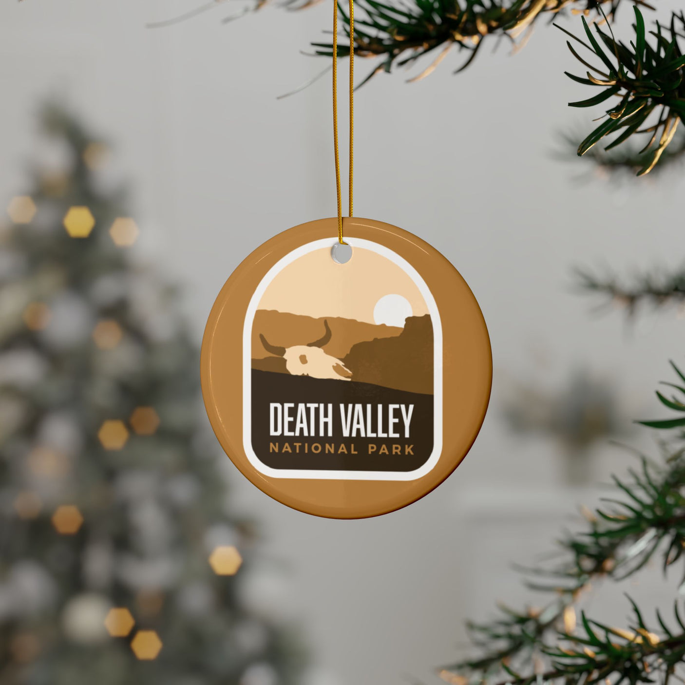 Death Valley National Park Ceramic Christmas Ornament