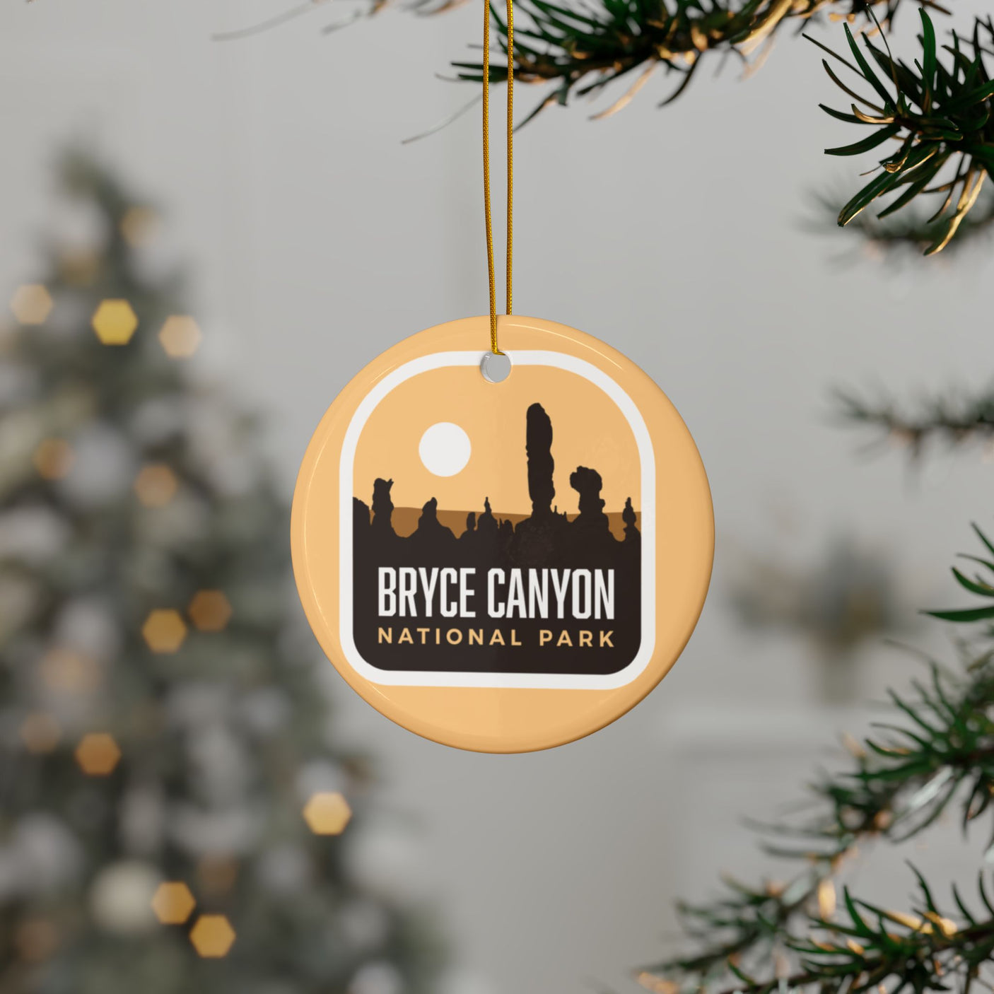 Bryce Canyon National Park Ceramic Christmas Ornament