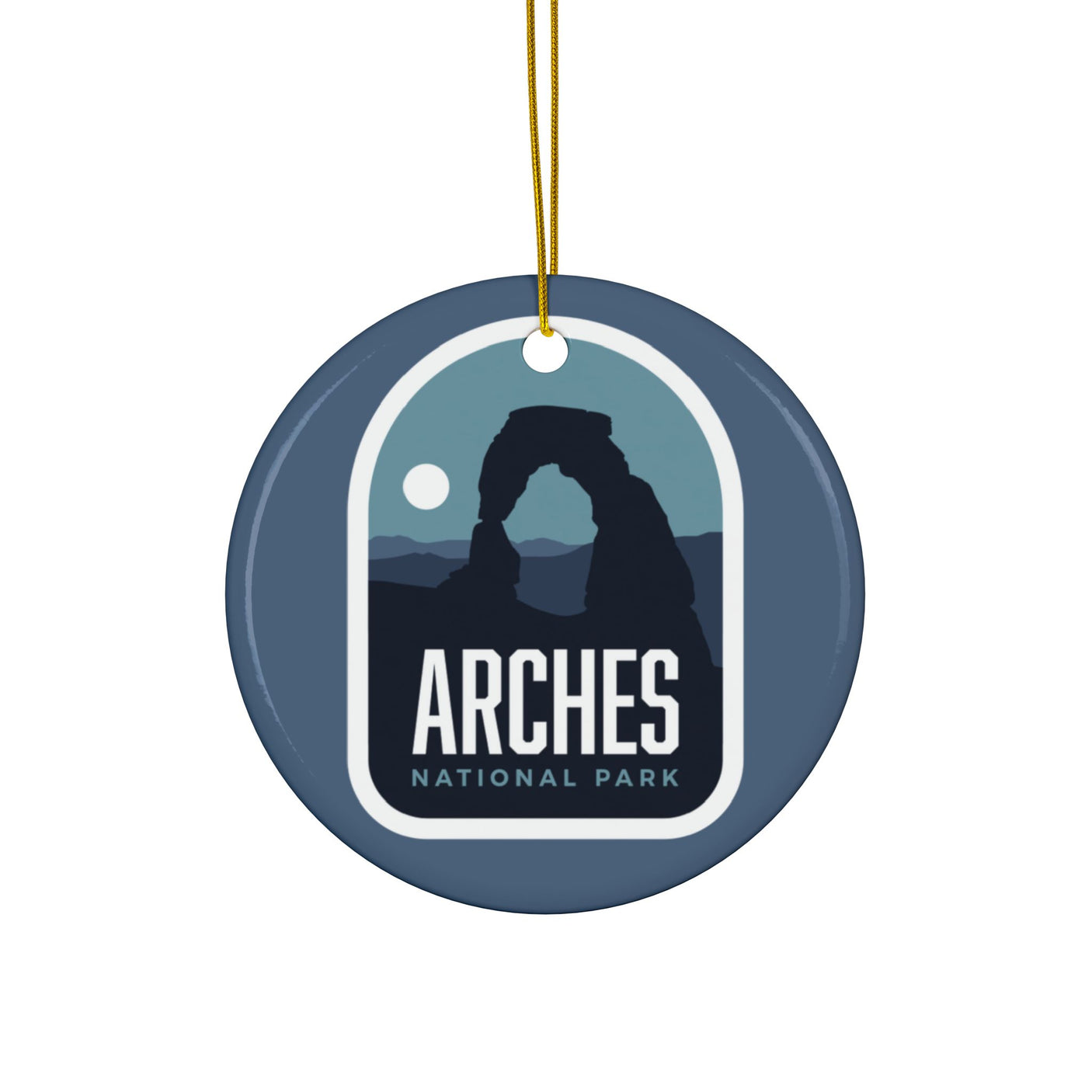 Arches National Park Ceramic Christmas Ornament