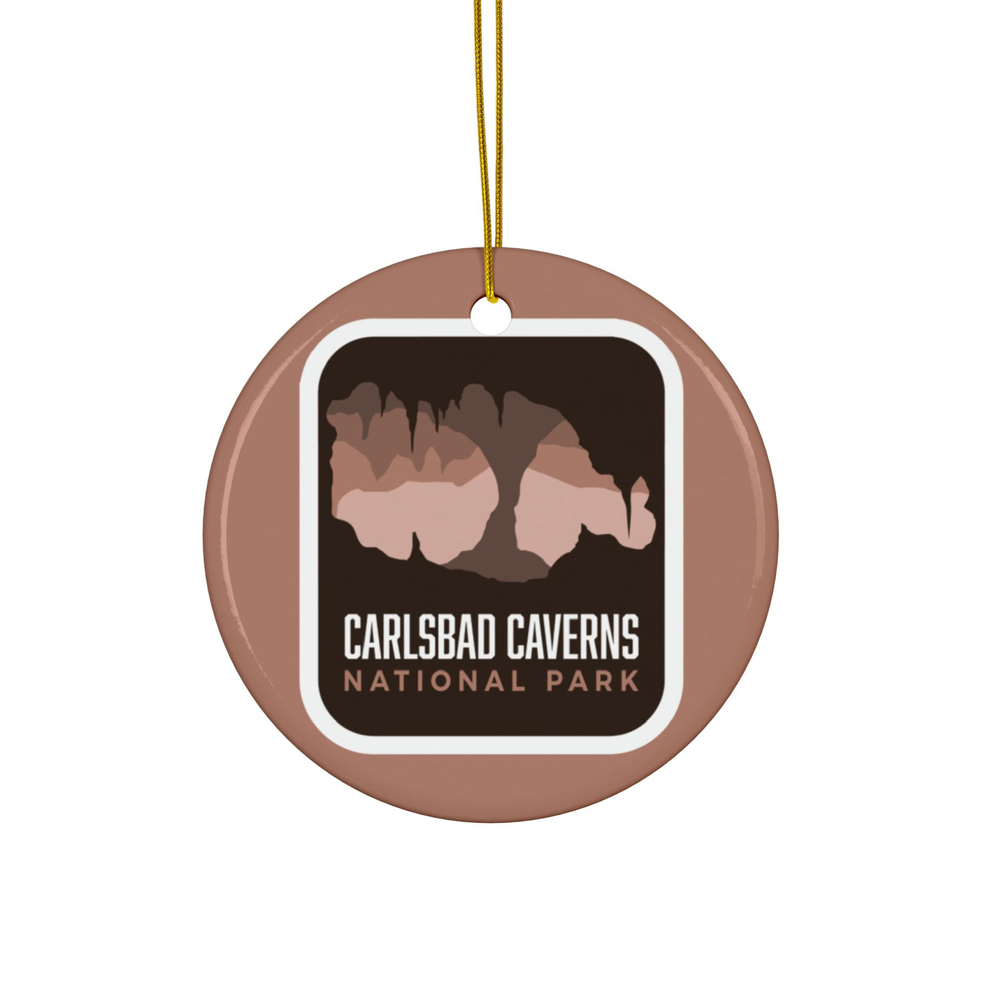 Carlsbad Caverns National Park Ceramic Christmas Ornament