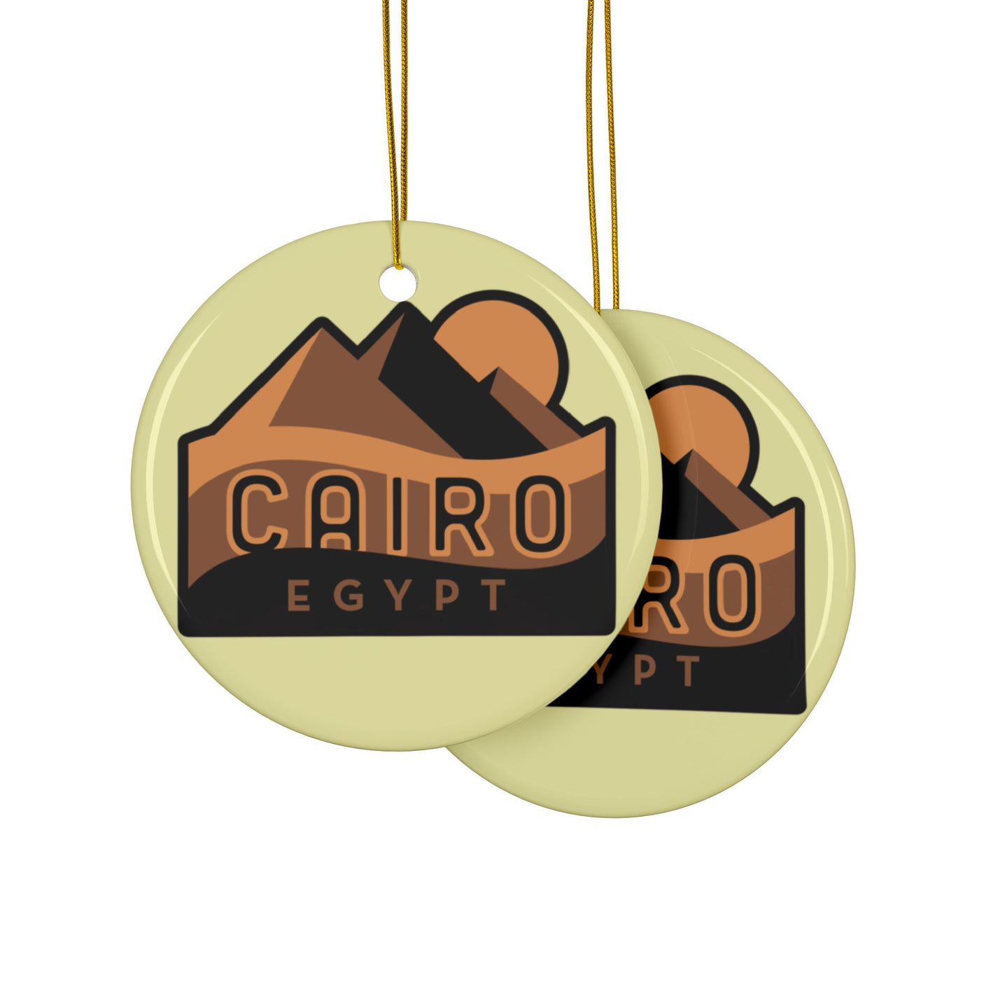 Cairo Ceramic Christmas Ornament