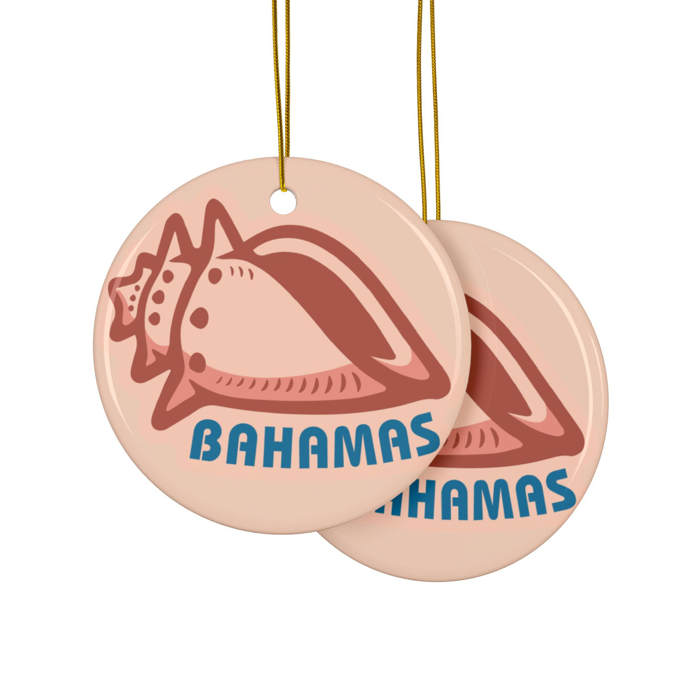 Bahamas Ceramic Christmas Ornament