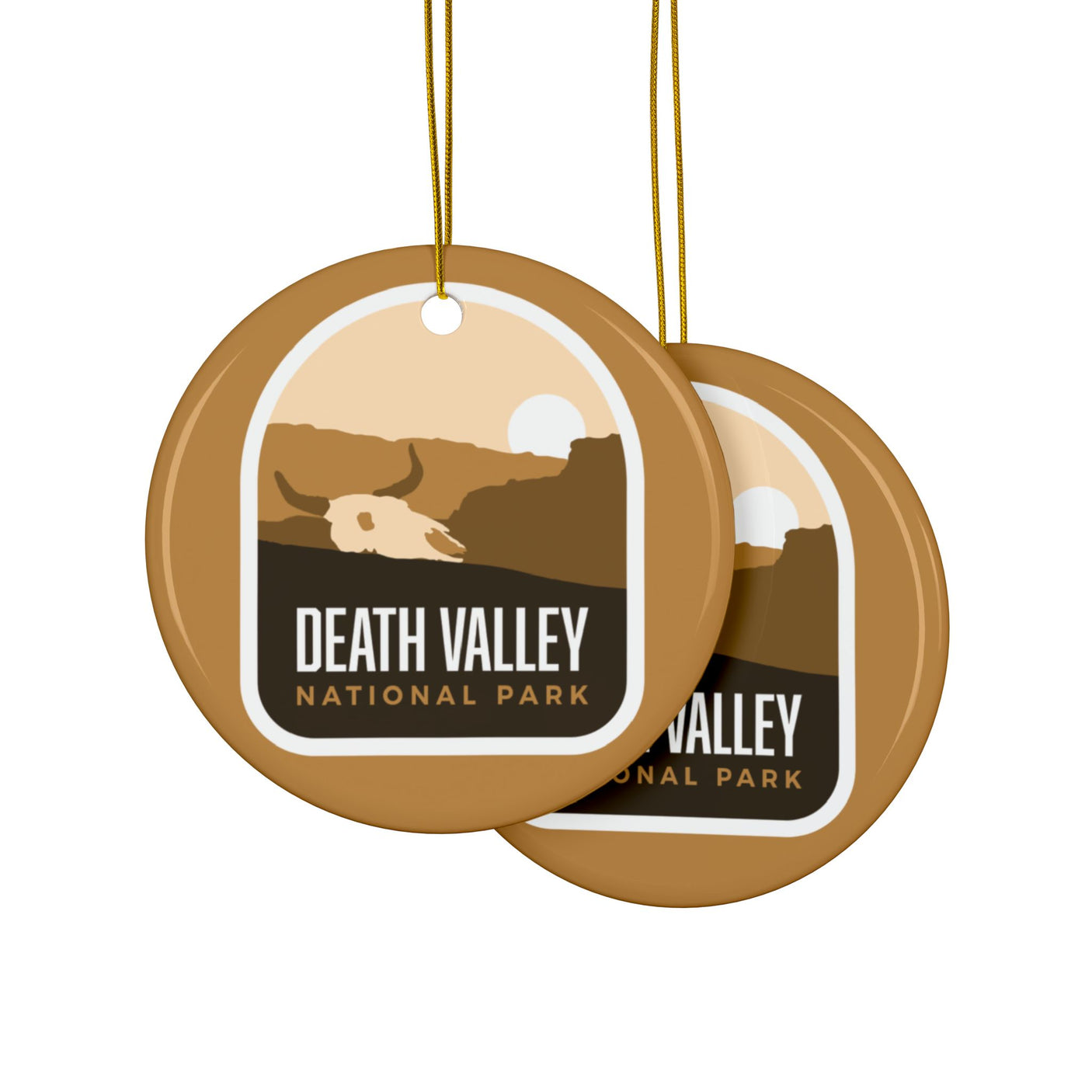 Death Valley National Park Ceramic Christmas Ornament
