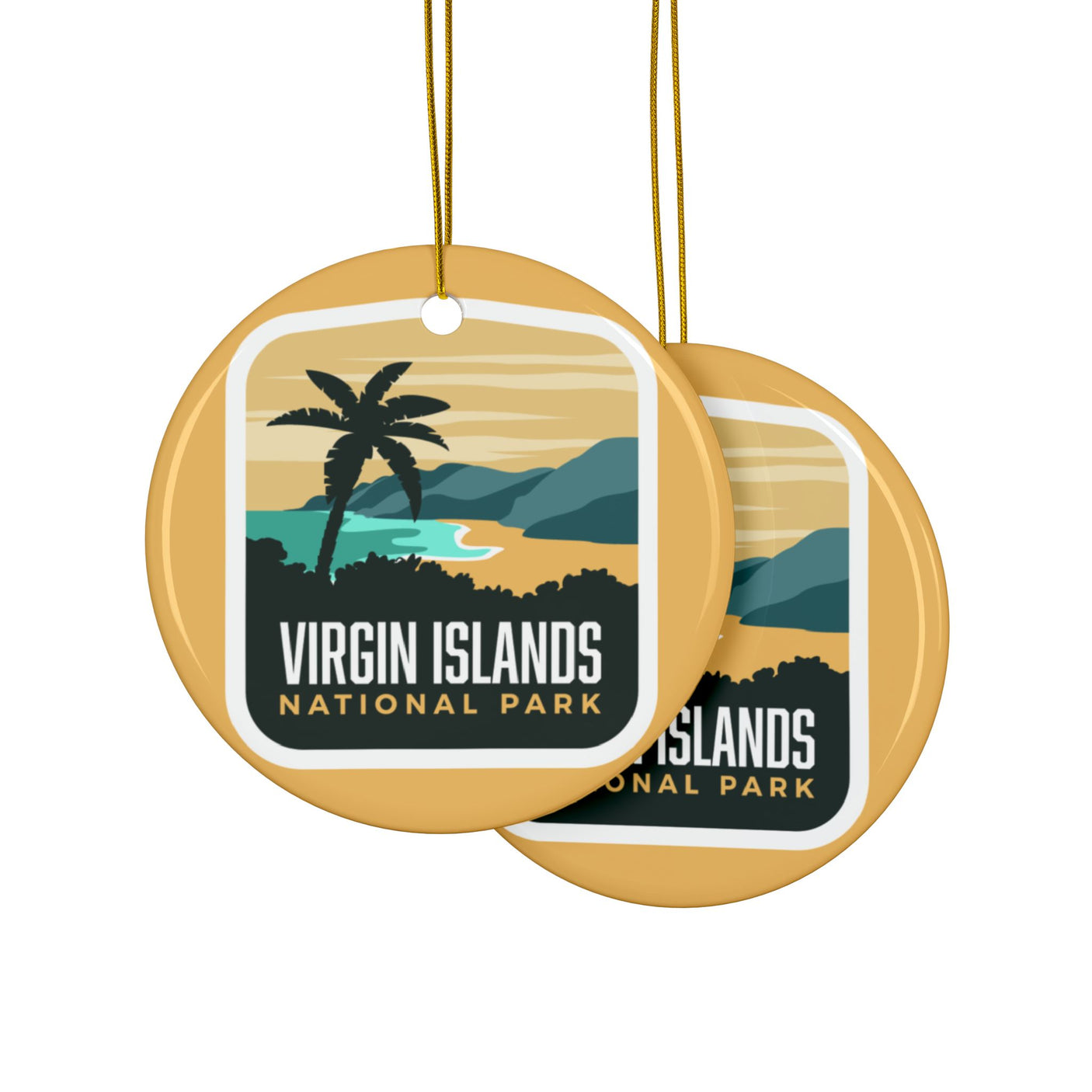 Virgin Islands National Park Ceramic Christmas Ornament