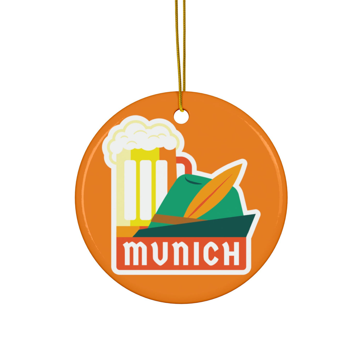 Munich Ceramic Christmas Ornament