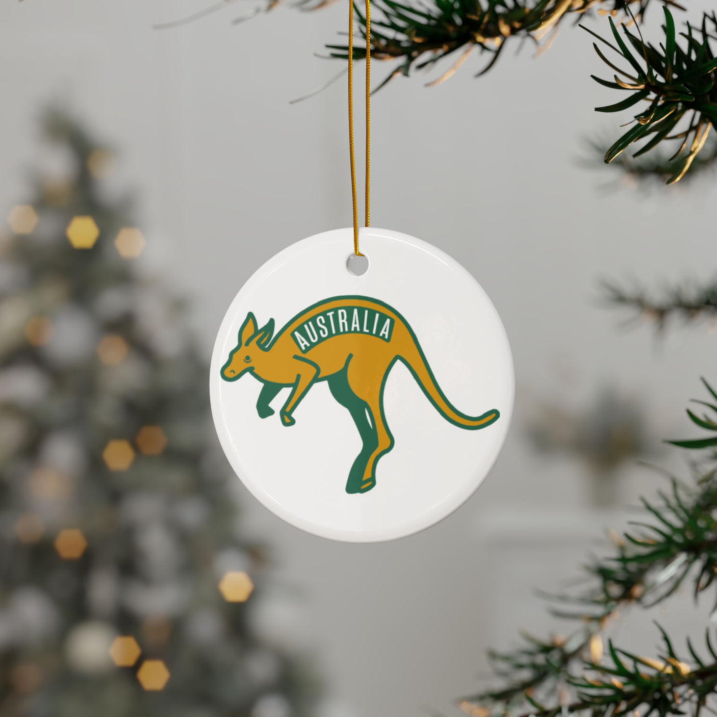 Australia Ceramic Christmas Ornament
