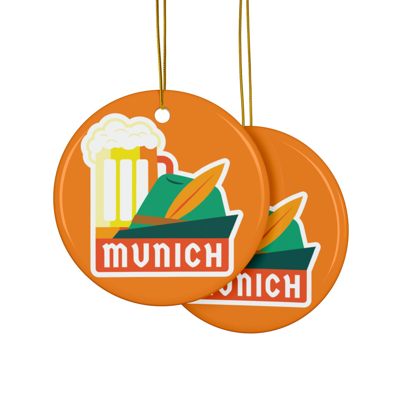 Munich Ceramic Christmas Ornament