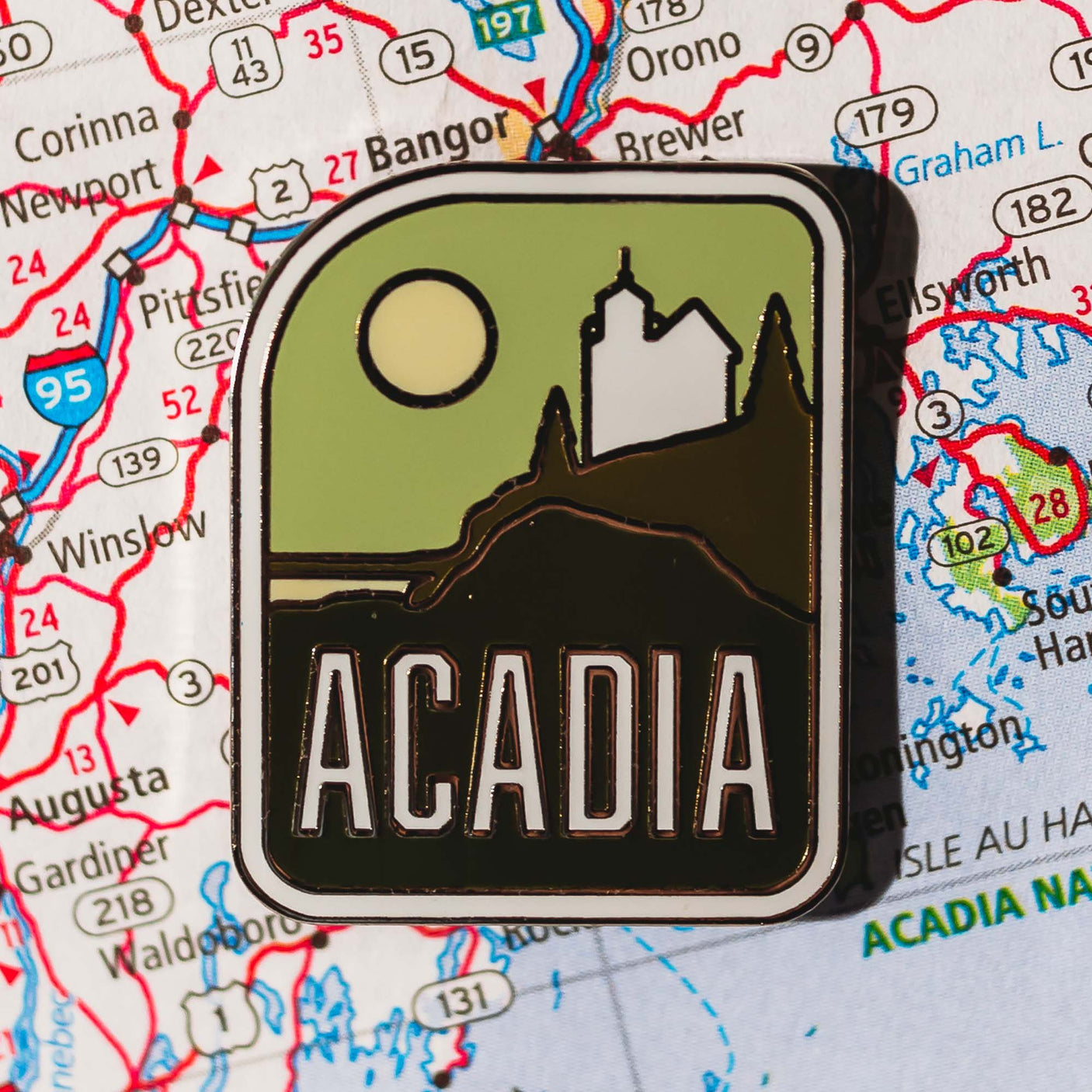 Acadia National Park Enamel Pin