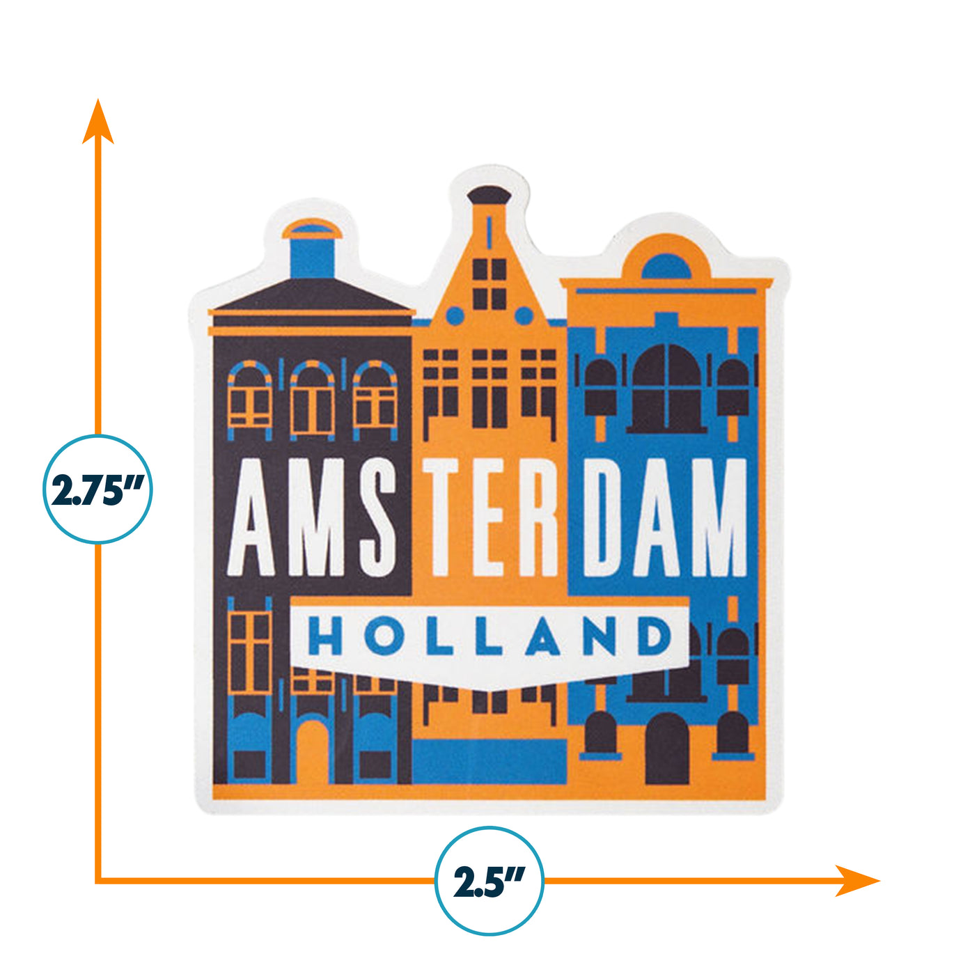 Amsterdam The Netherlands Sticker