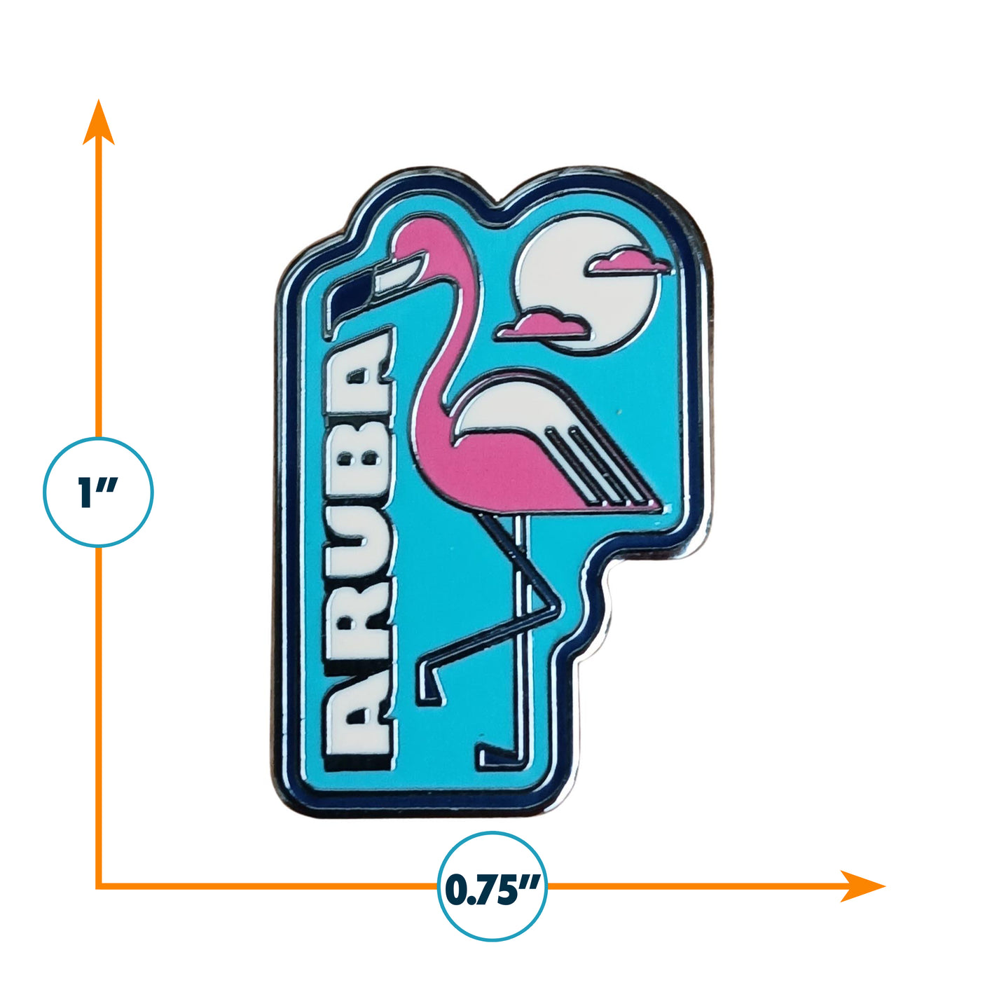 Aruba Enamel Pin