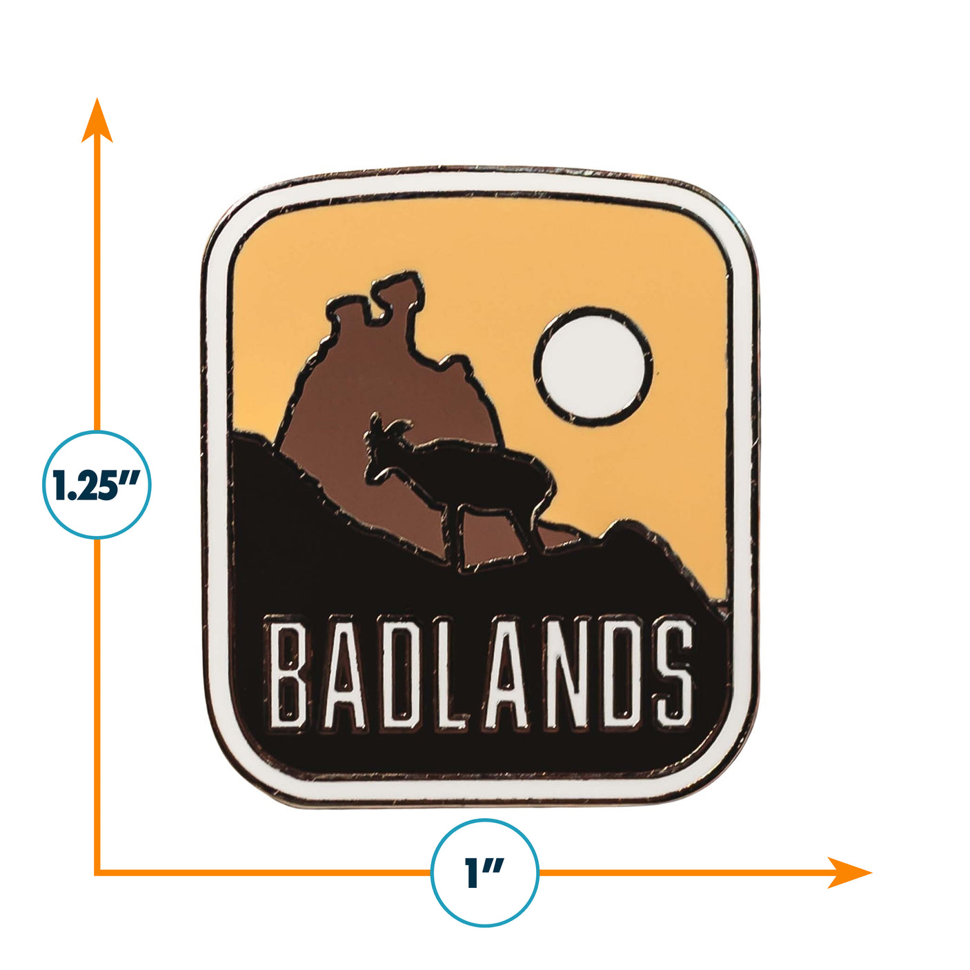 Badlands National Park Enamel Pin