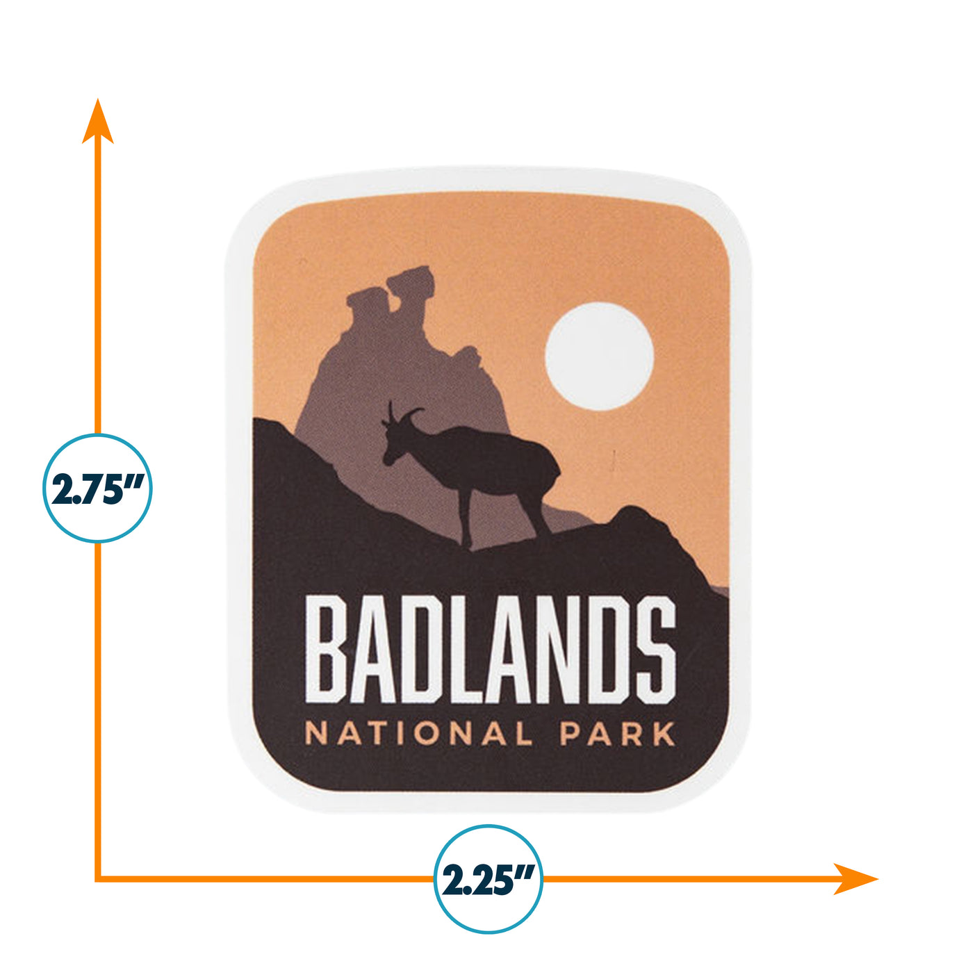 Badlands National Park Sticker