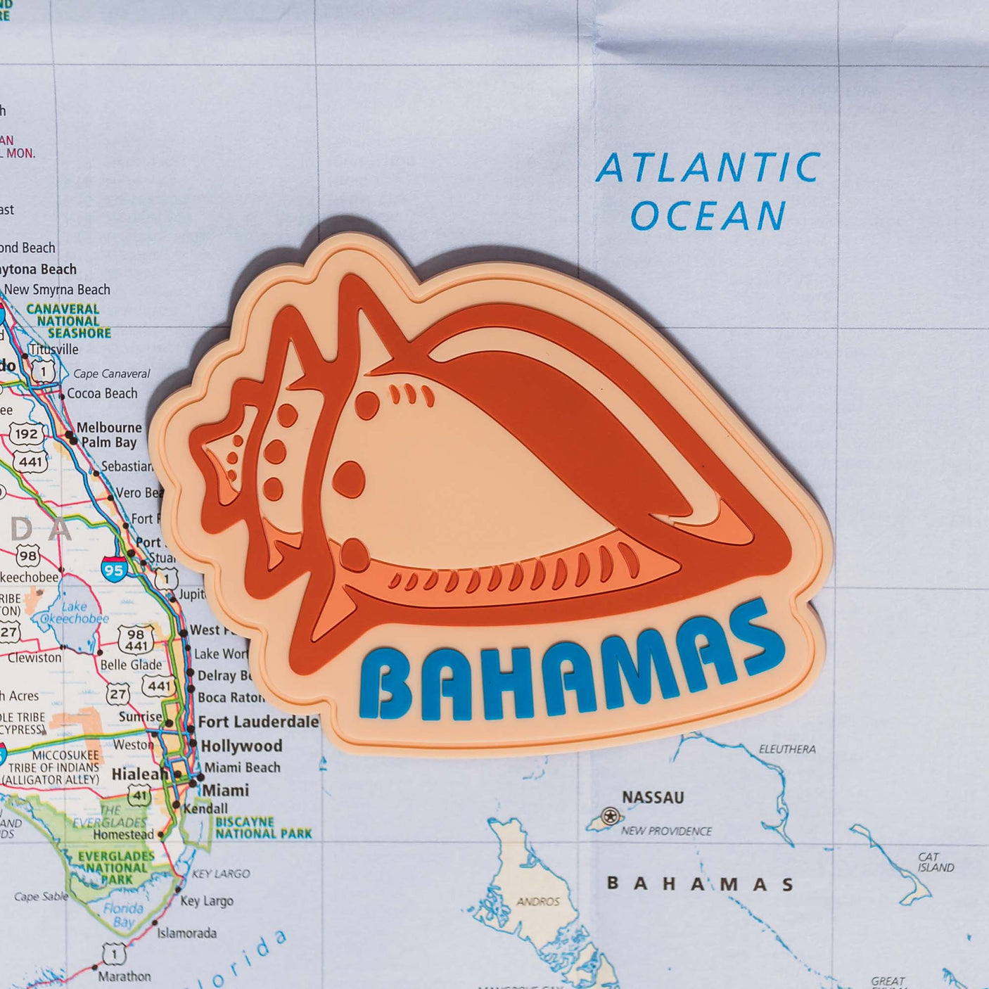 Bahamas PVC Fridge Magnet