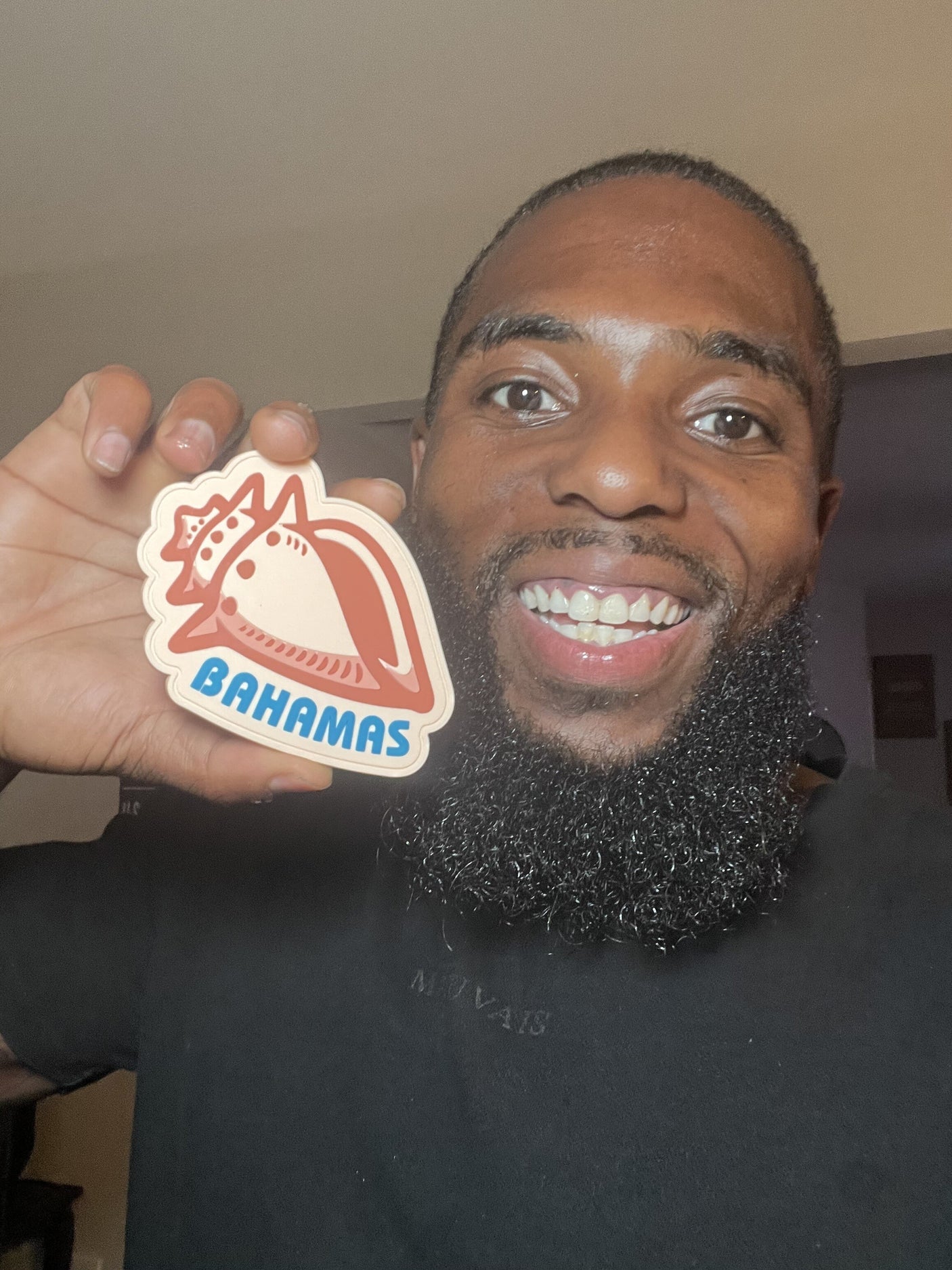 Bahamas PVC Fridge Magnet