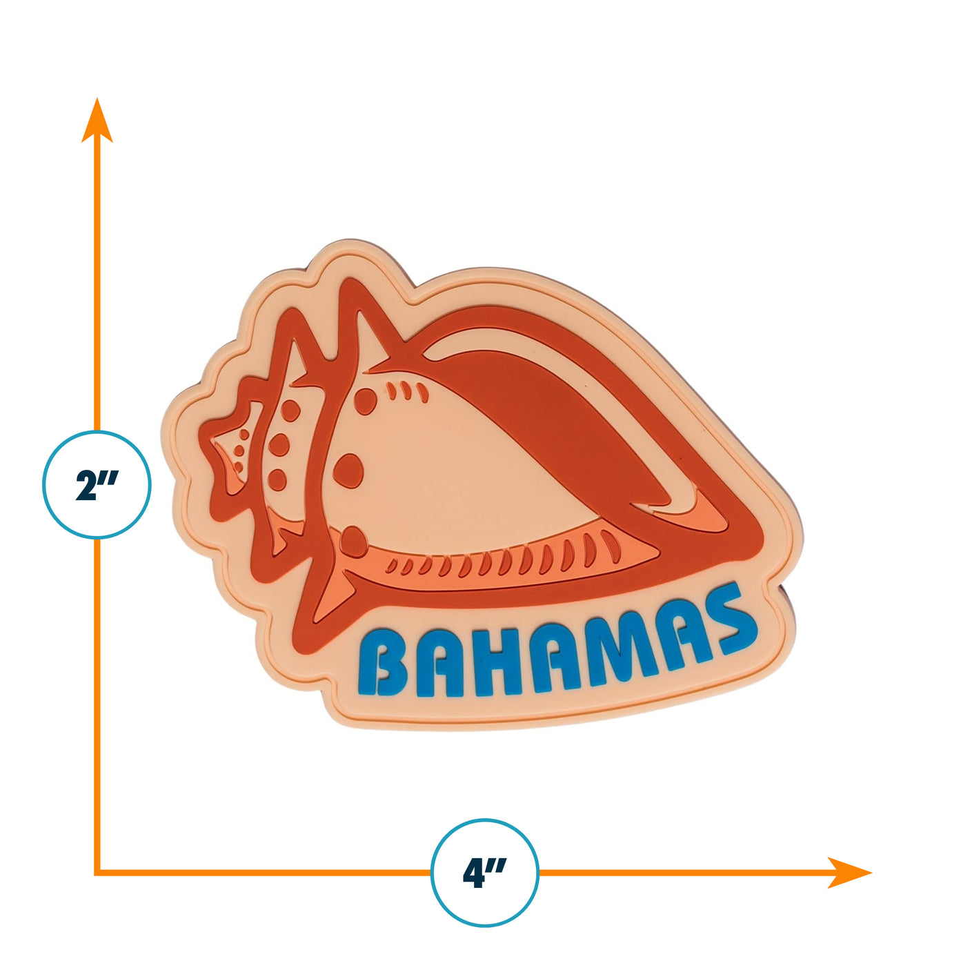Bahamas PVC Fridge Magnet
