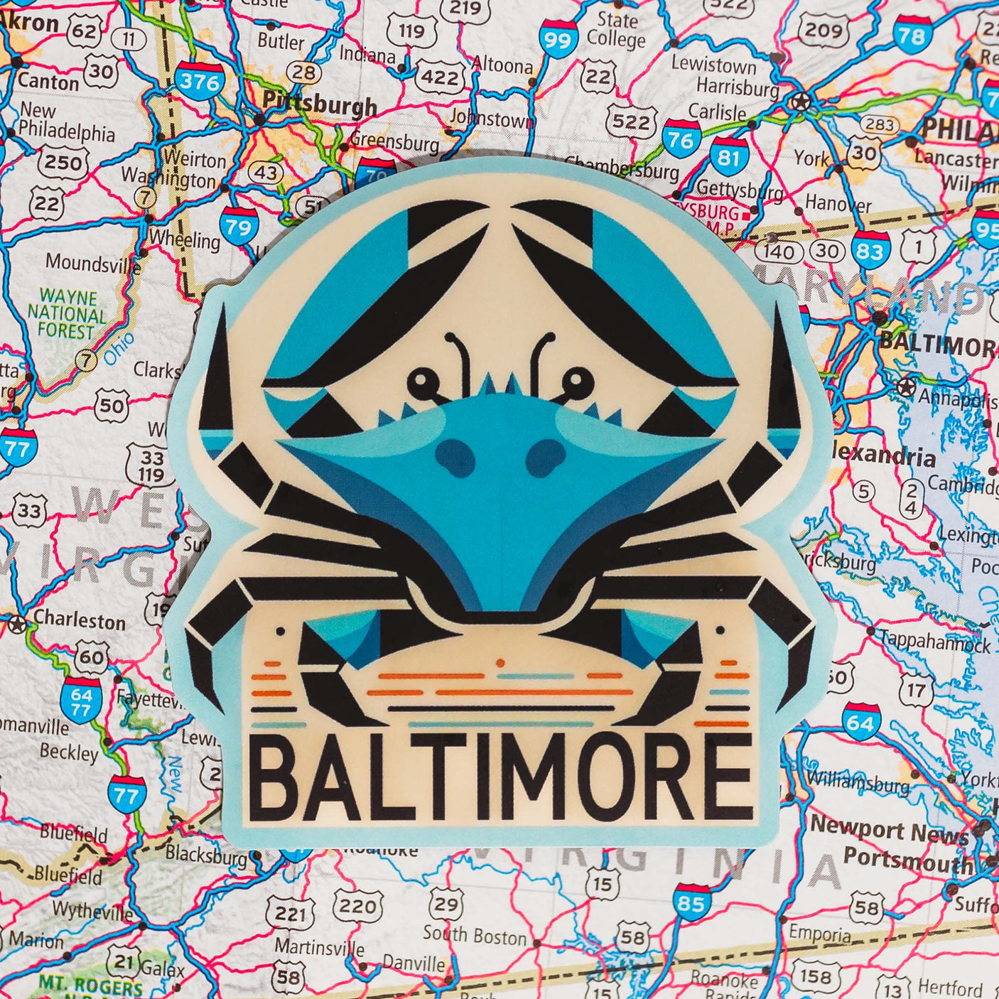 Baltimore Maryland Sticker