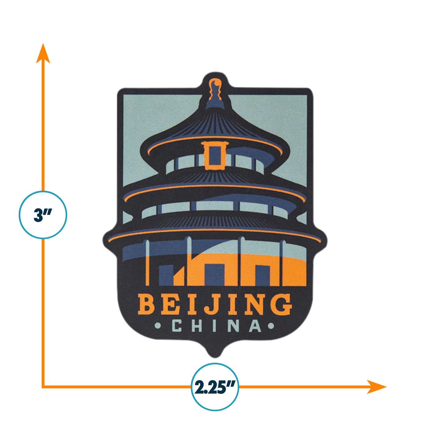 Beijing China Sticker