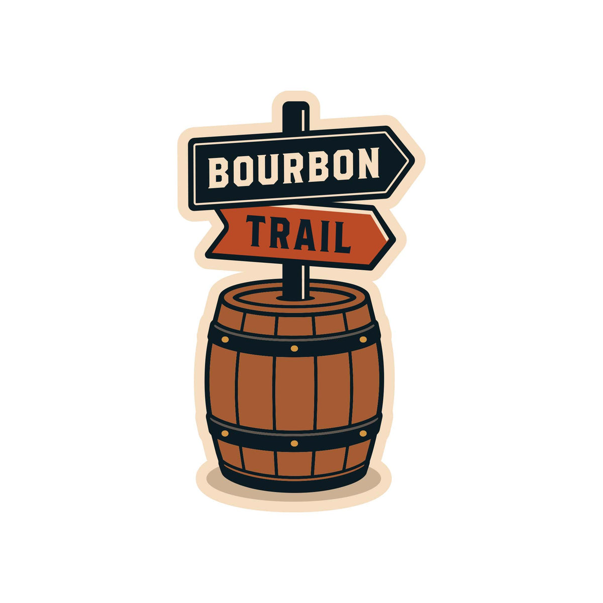 Bourbon Trail Vinyl Sticker