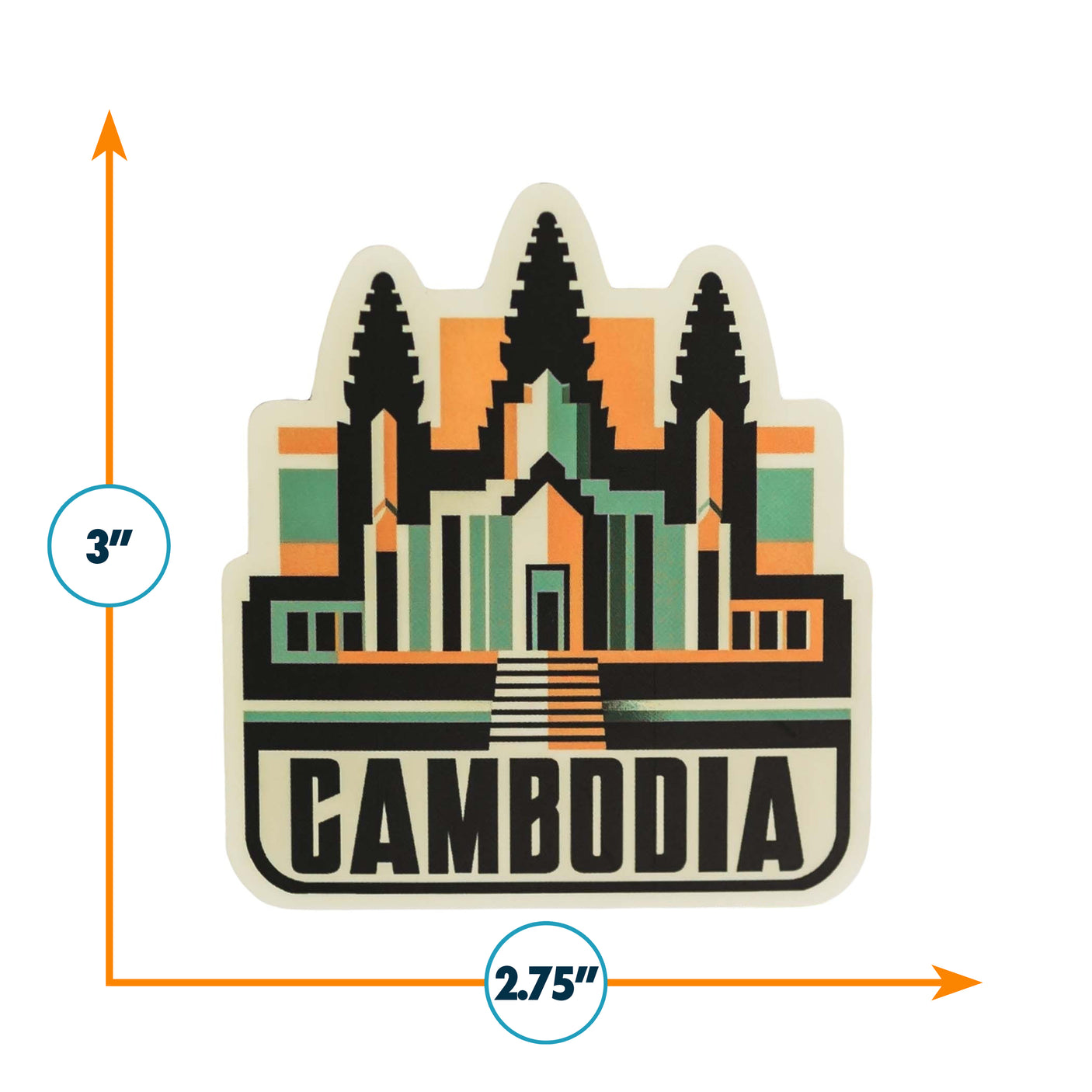 Cambodia Sticker