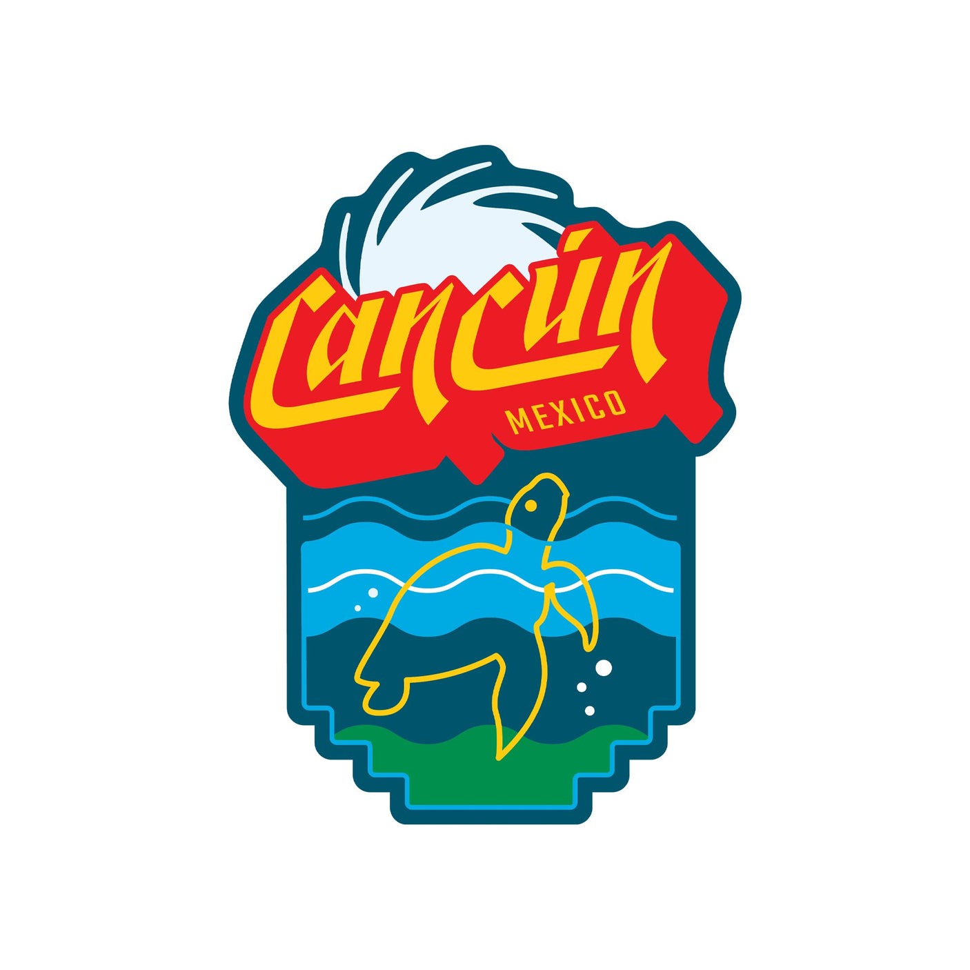 Cancun Sticker