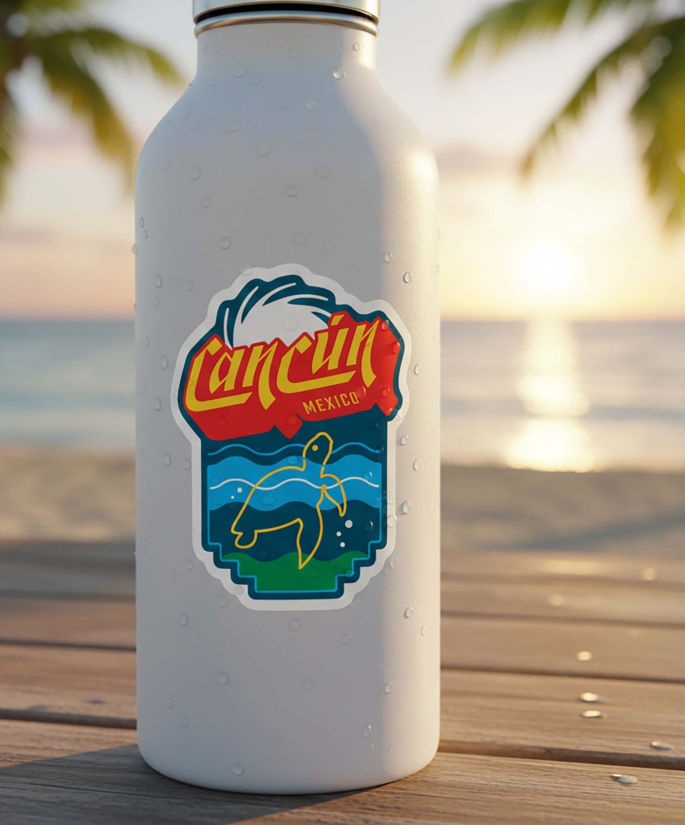 Cancun Sticker