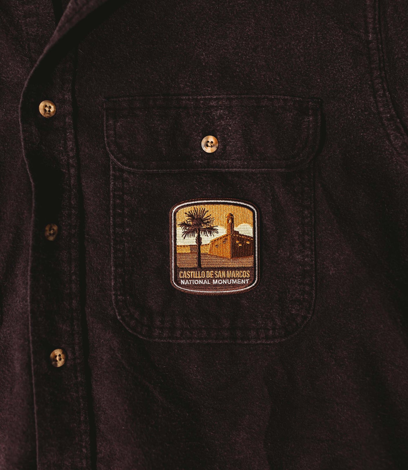 Castillo De San Marcos National Monument Iron On Patch