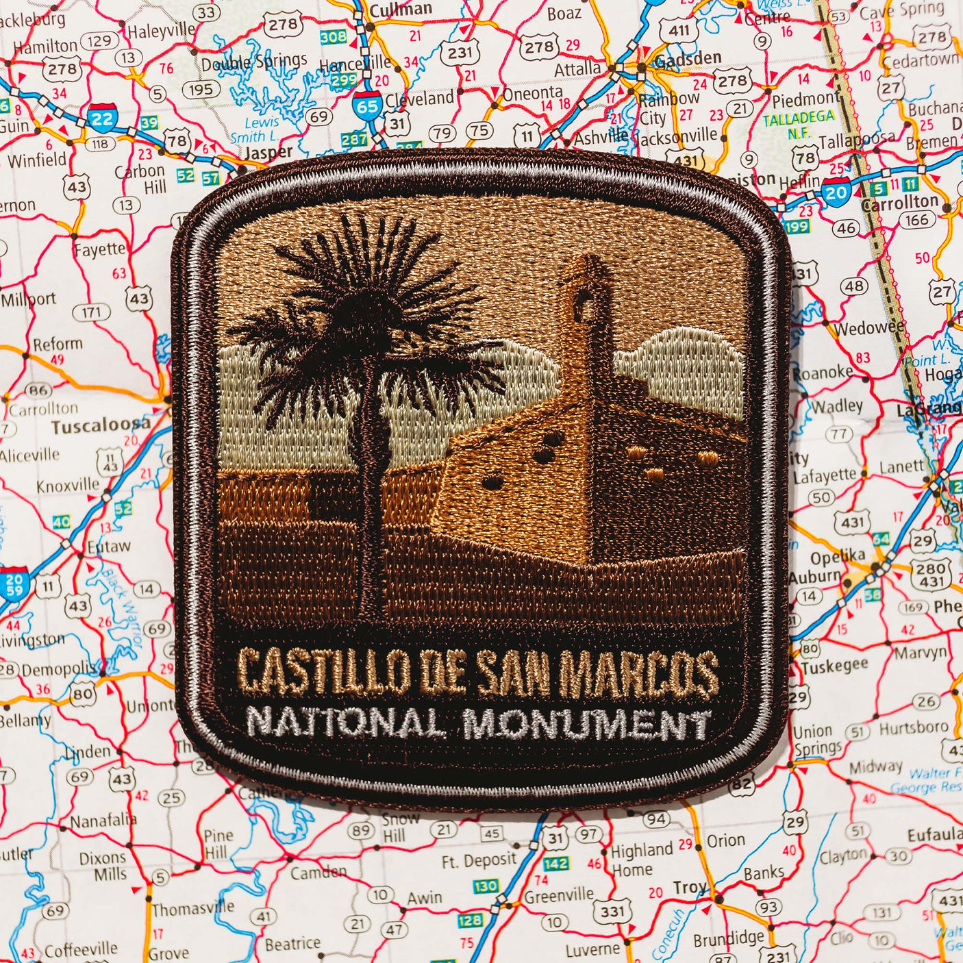 Castillo De San Marcos National Monument Iron On Patch