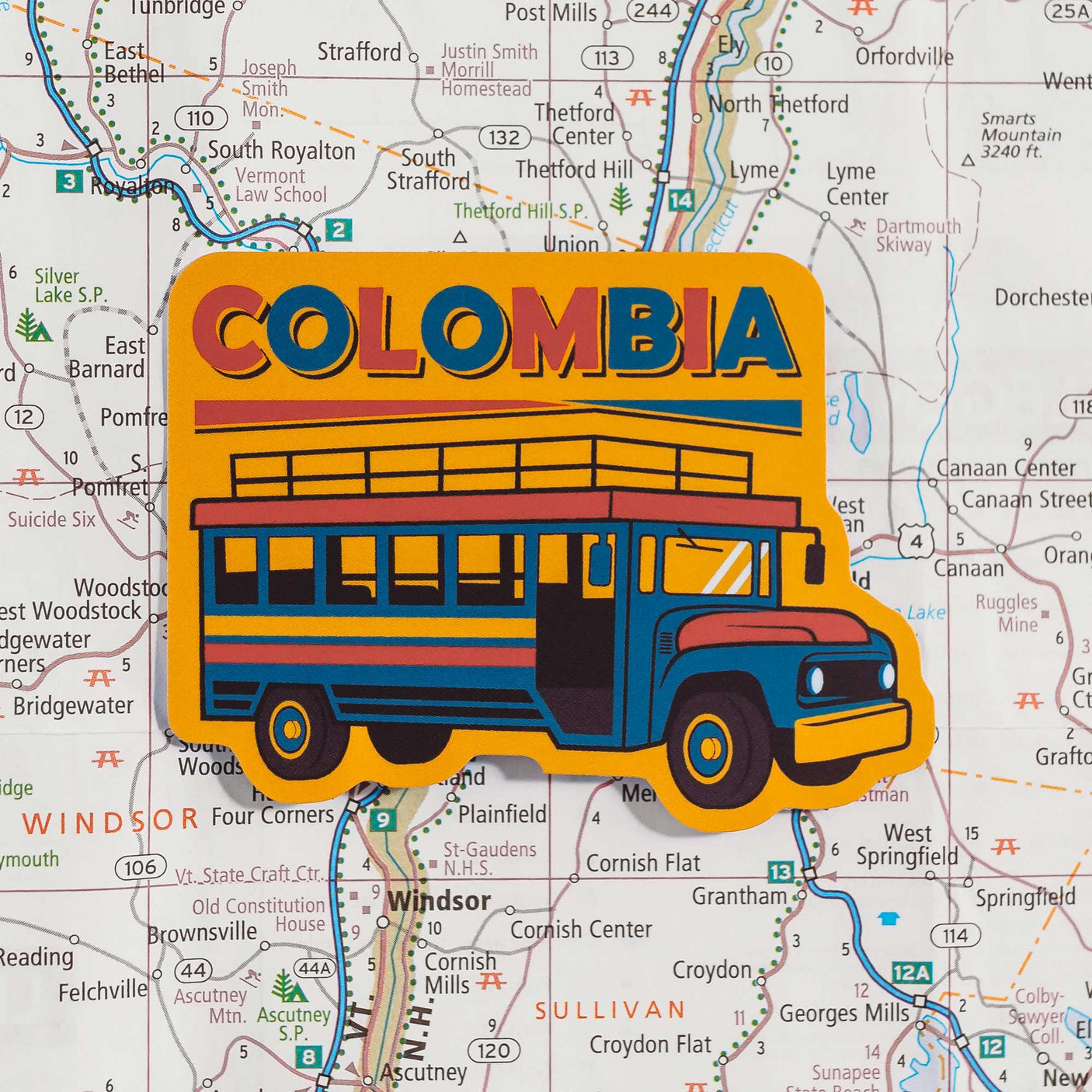 Colombia Enamel Pin