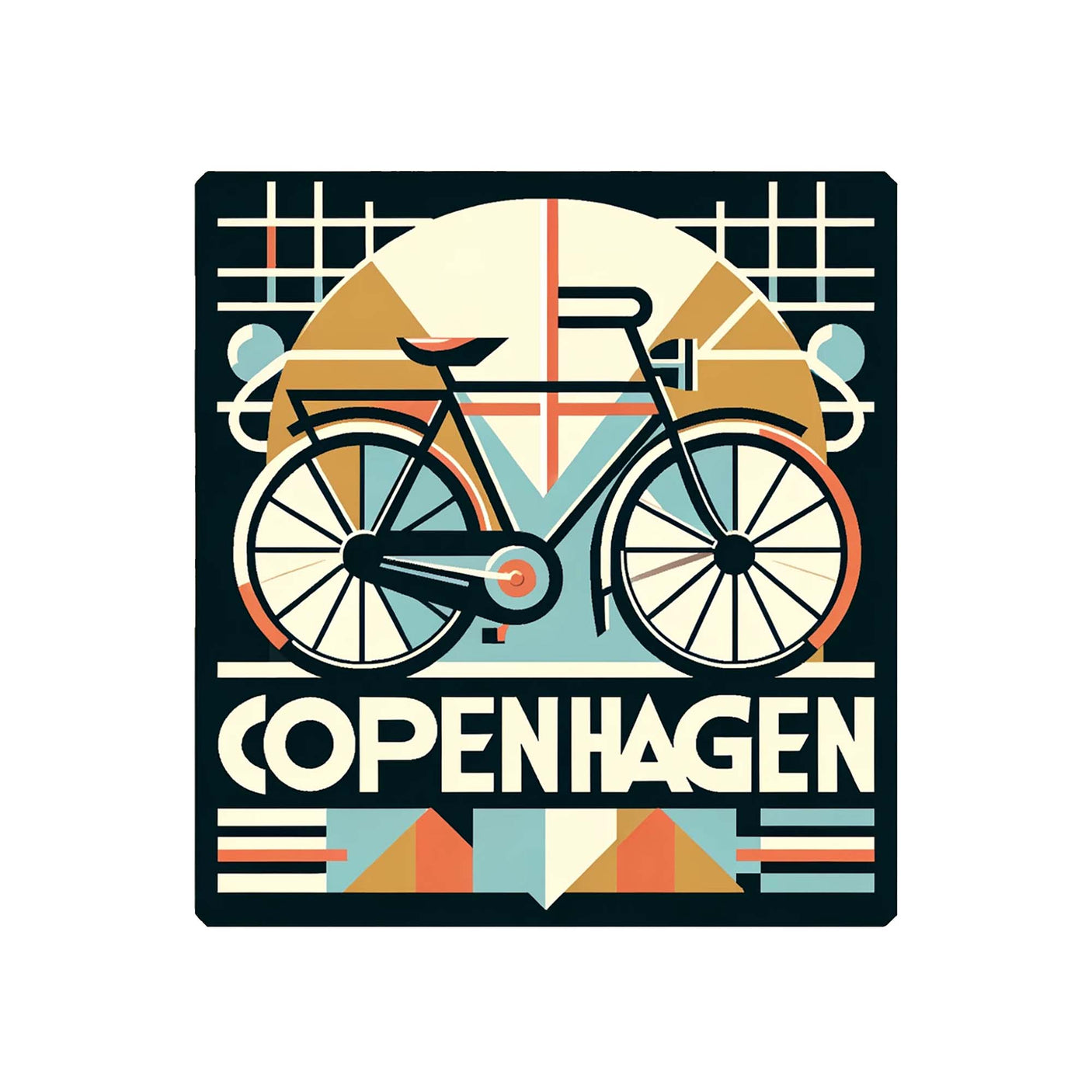 Copenhagen Enamel Pin