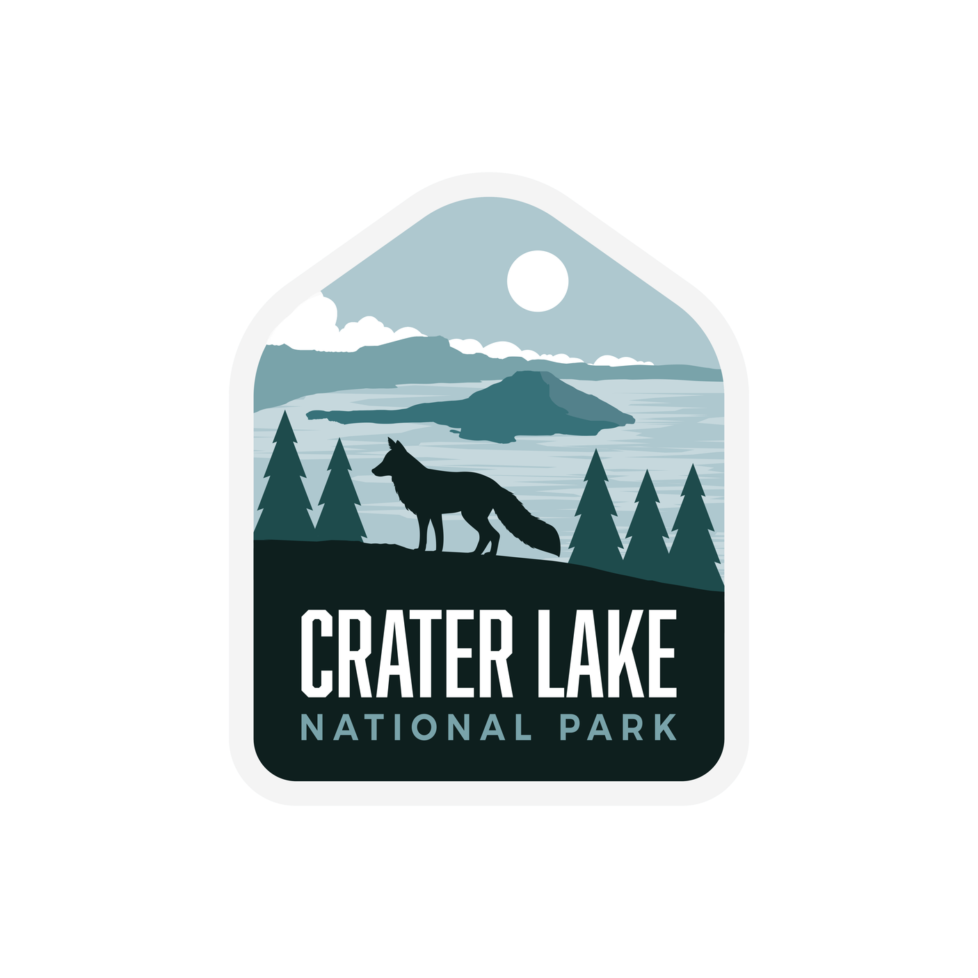 Crater Lake National Park Sticker