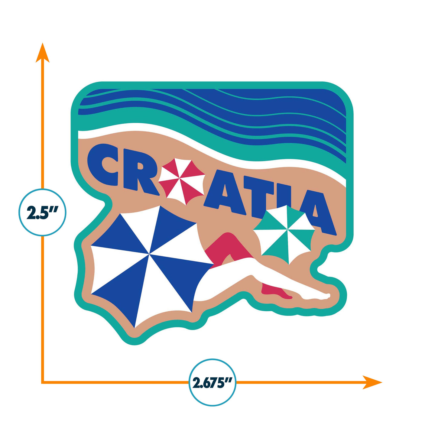 Croatia Sticker