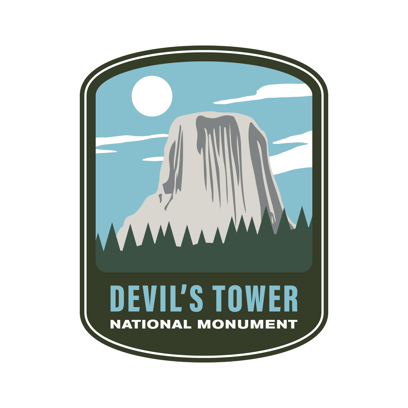 Devil’s Tower National Monument Vinyl Sticker