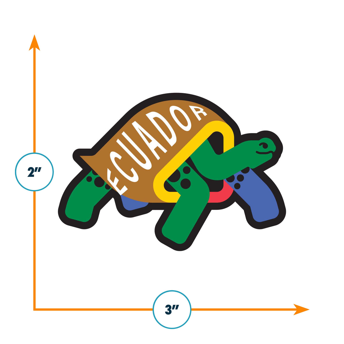 Ecuador Vinyl Sticker