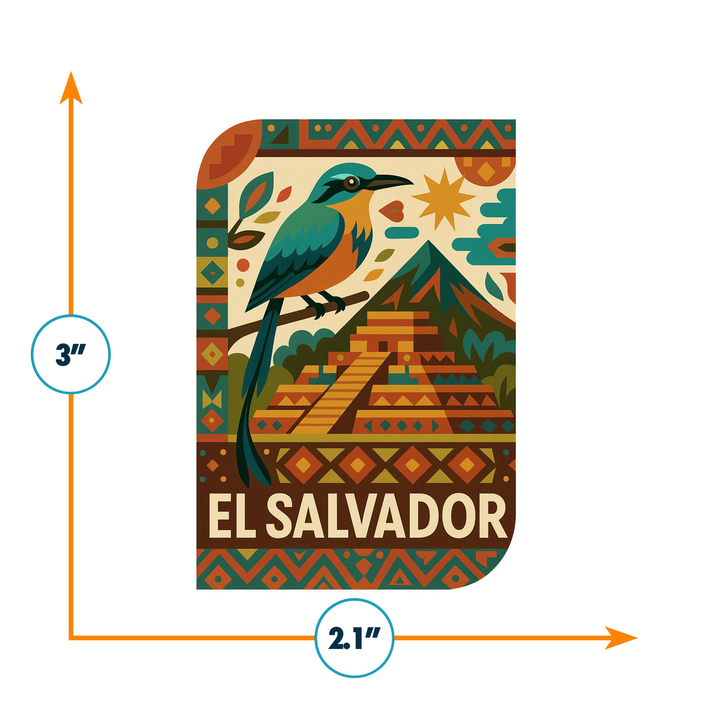 El Salvador Sticker