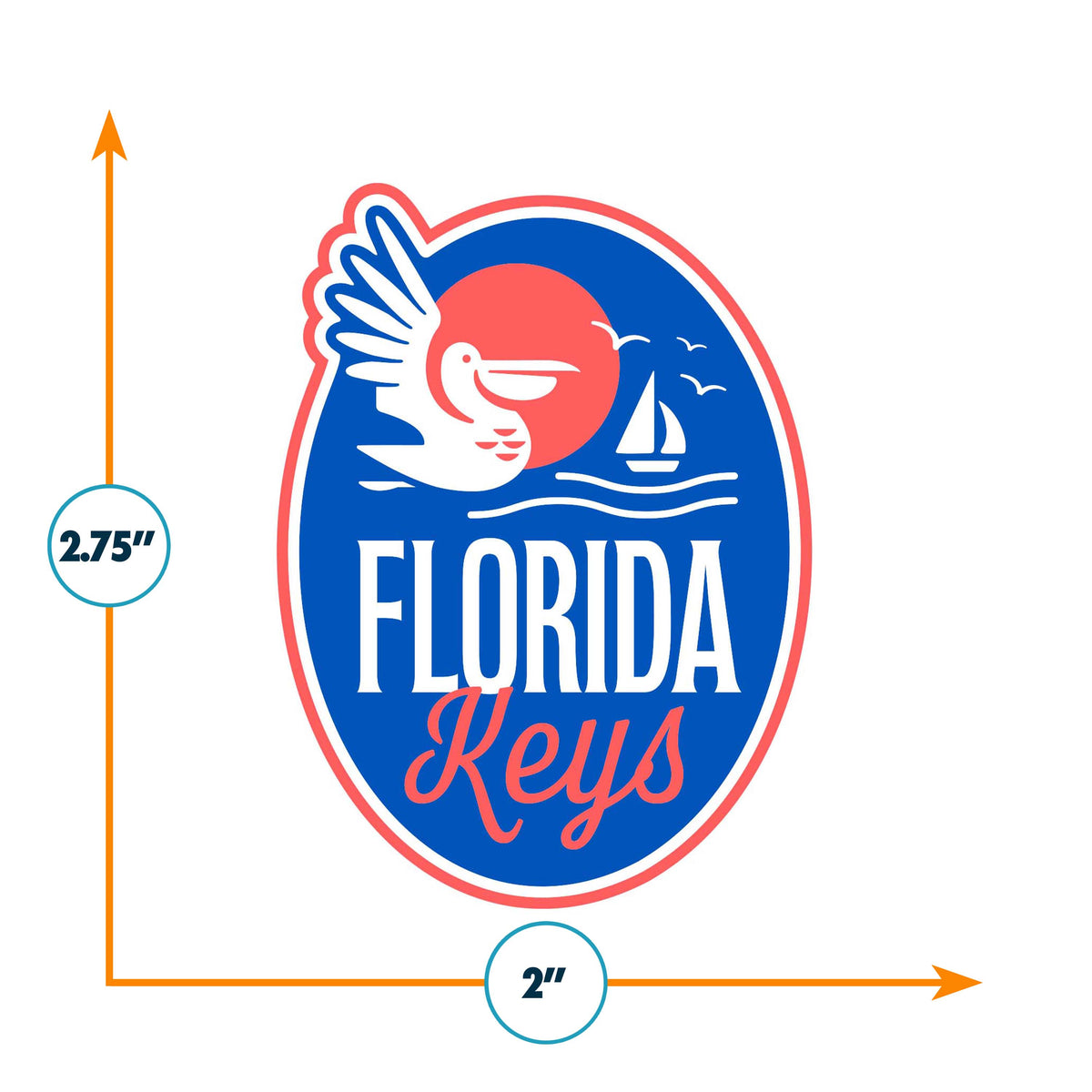 Florida Keys Vinyl Sticker