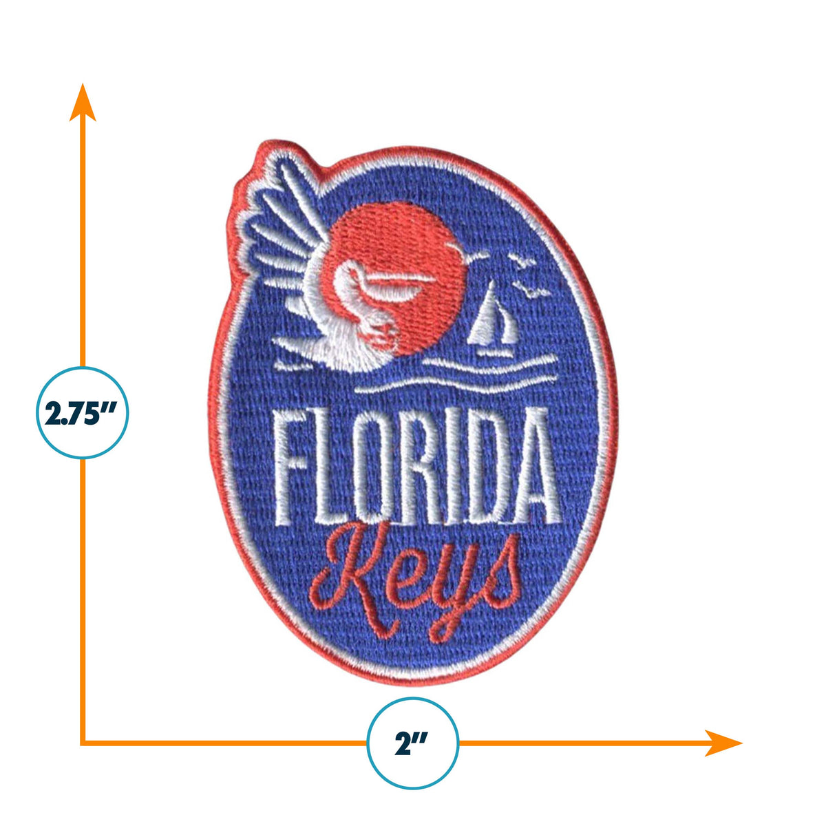 Florida Keys Iron On Patch