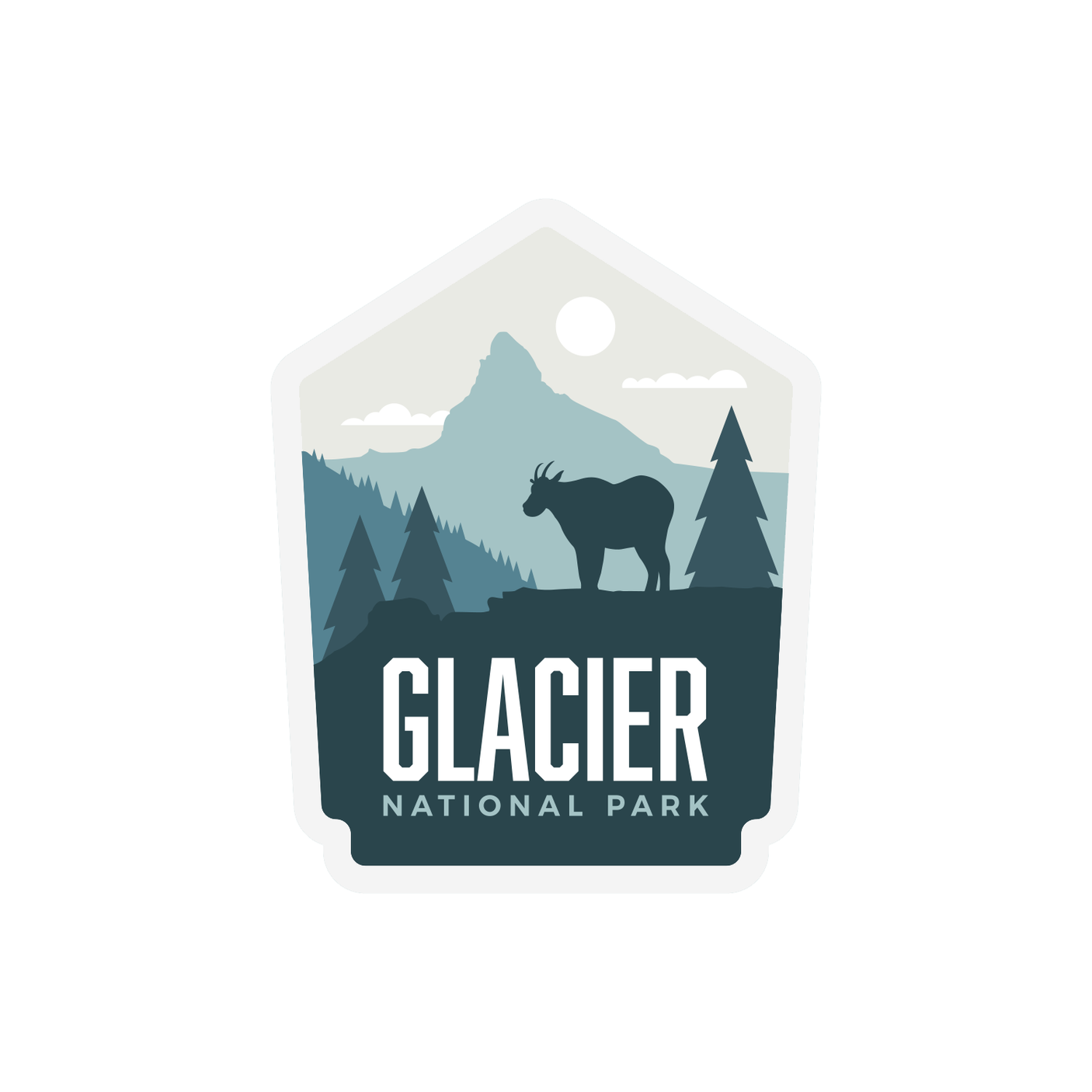 Glacier National Park Sticker