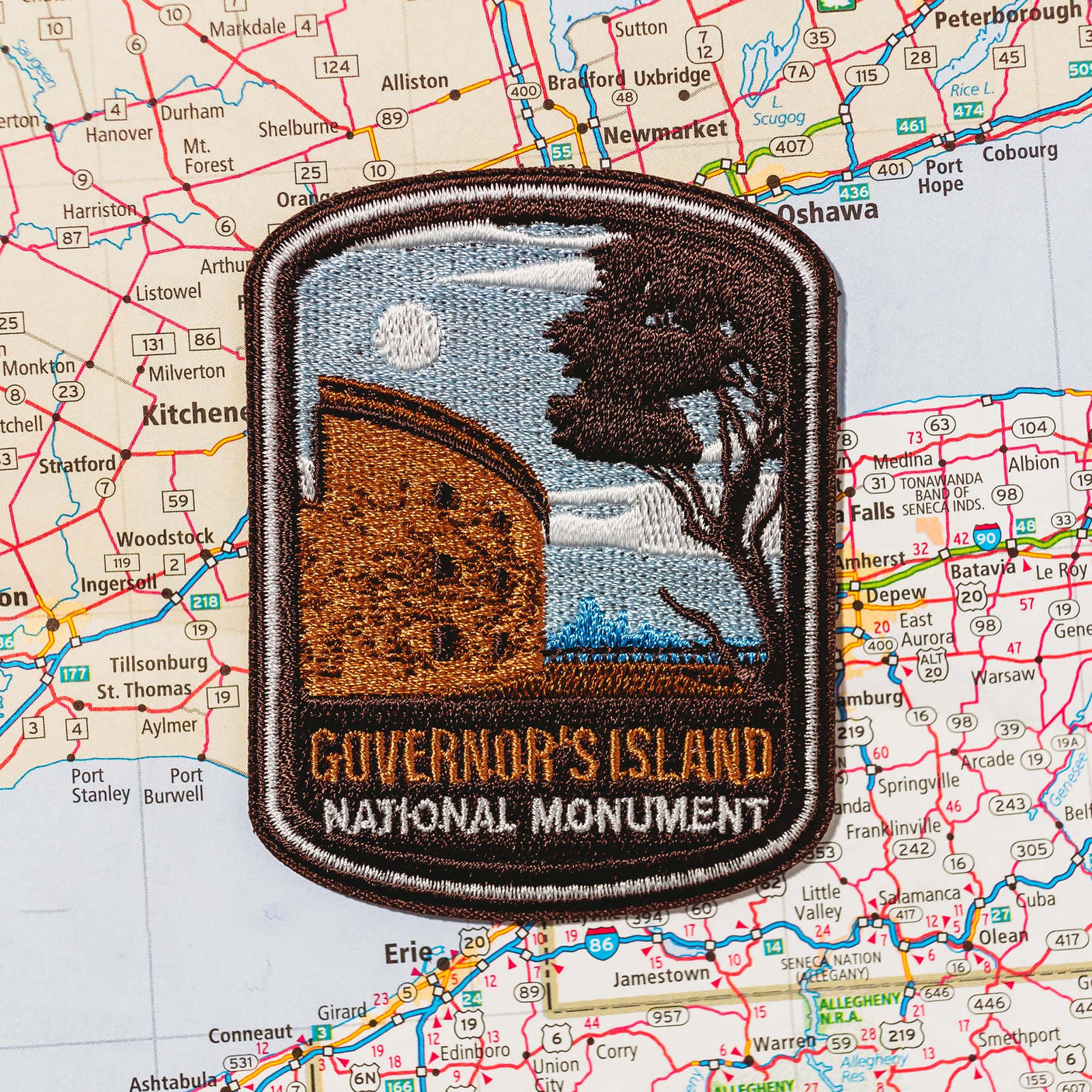 Governor’s Island National Monument Iron On Patch