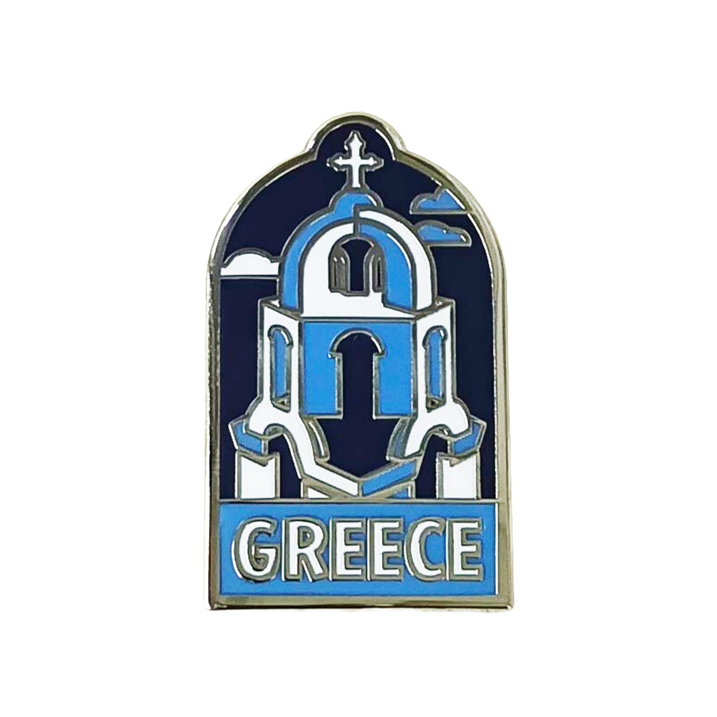 Greece Enamel Pin
