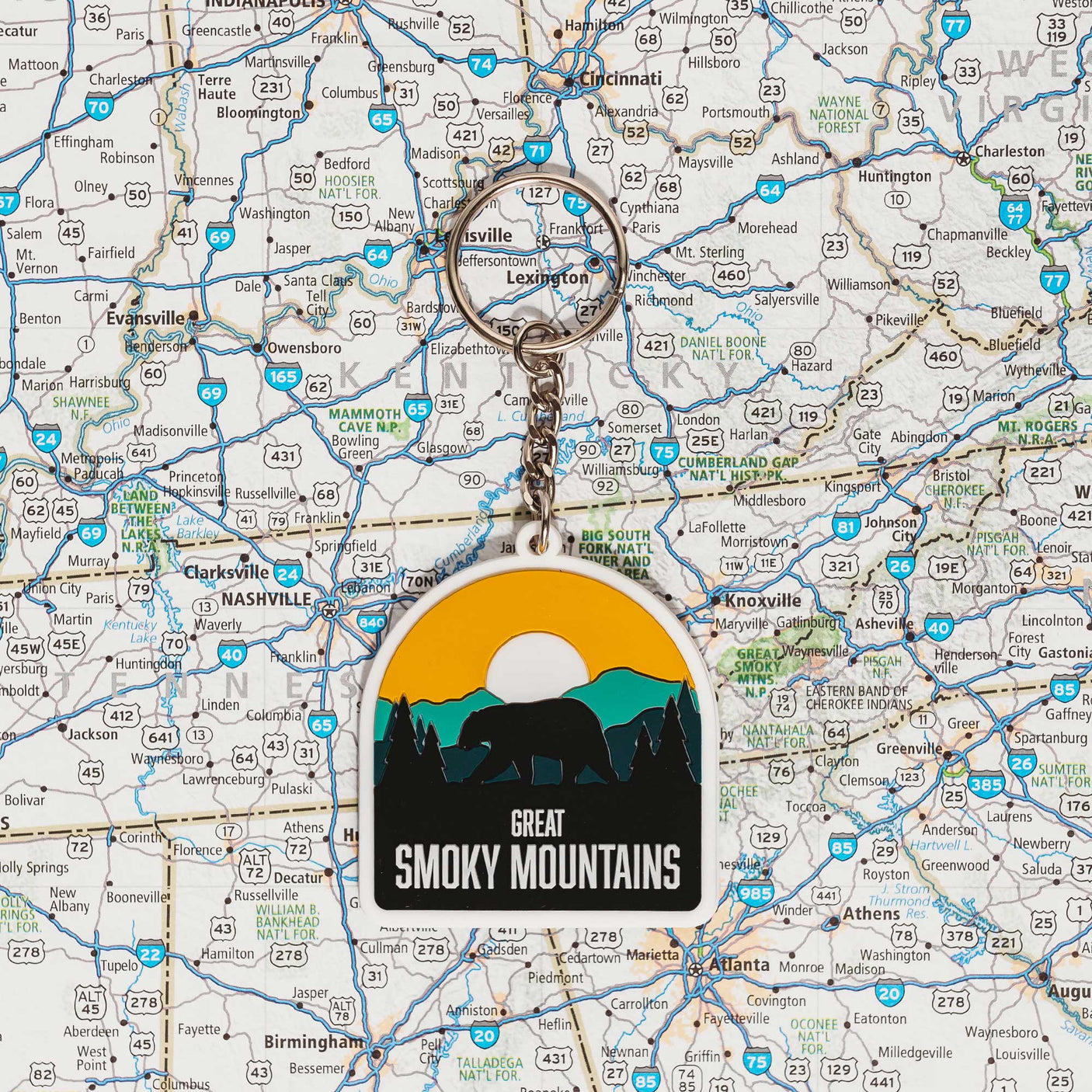 Great Smoky Mountains National Park PVC Keychain