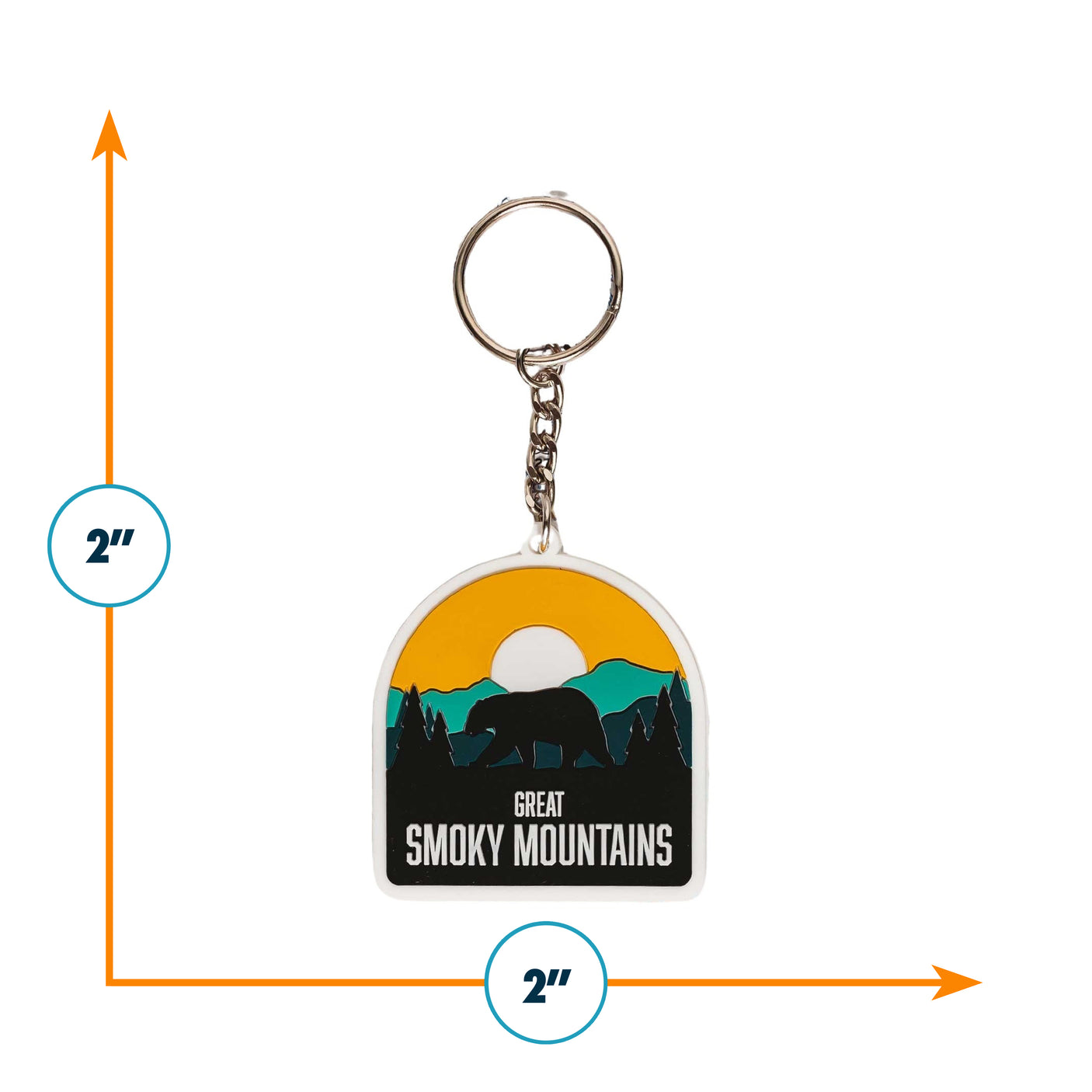 Great Smoky Mountains National Park PVC Keychain