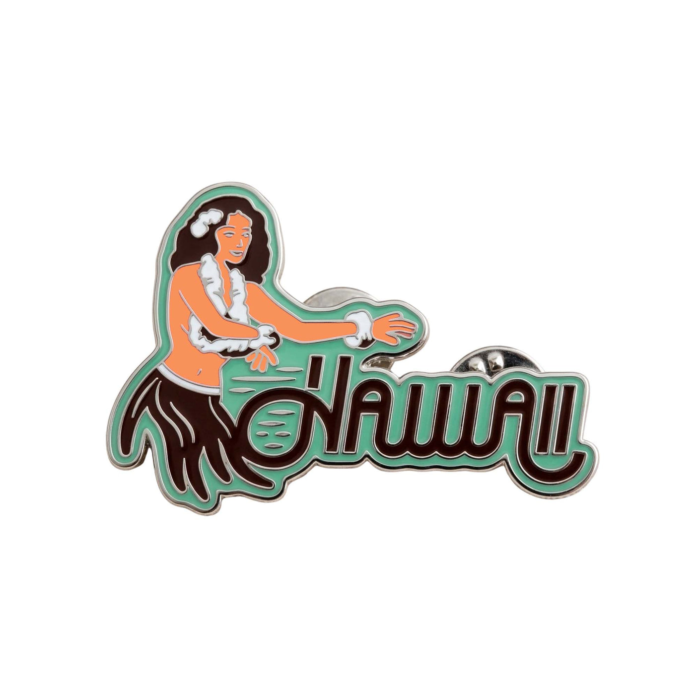 Hawaii Hula Girl Enamel Pin