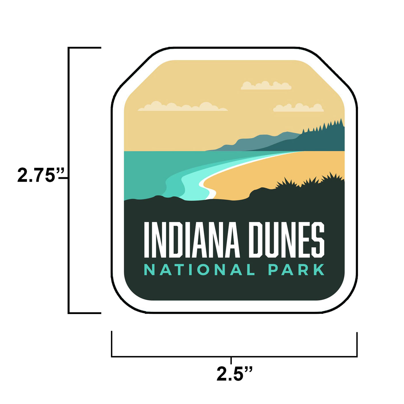 Indiana Dunes National Park Sticker