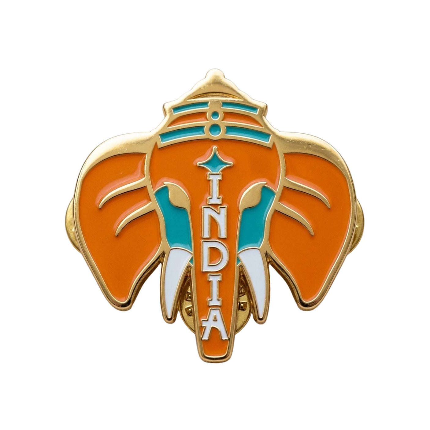 India Enamel Pin