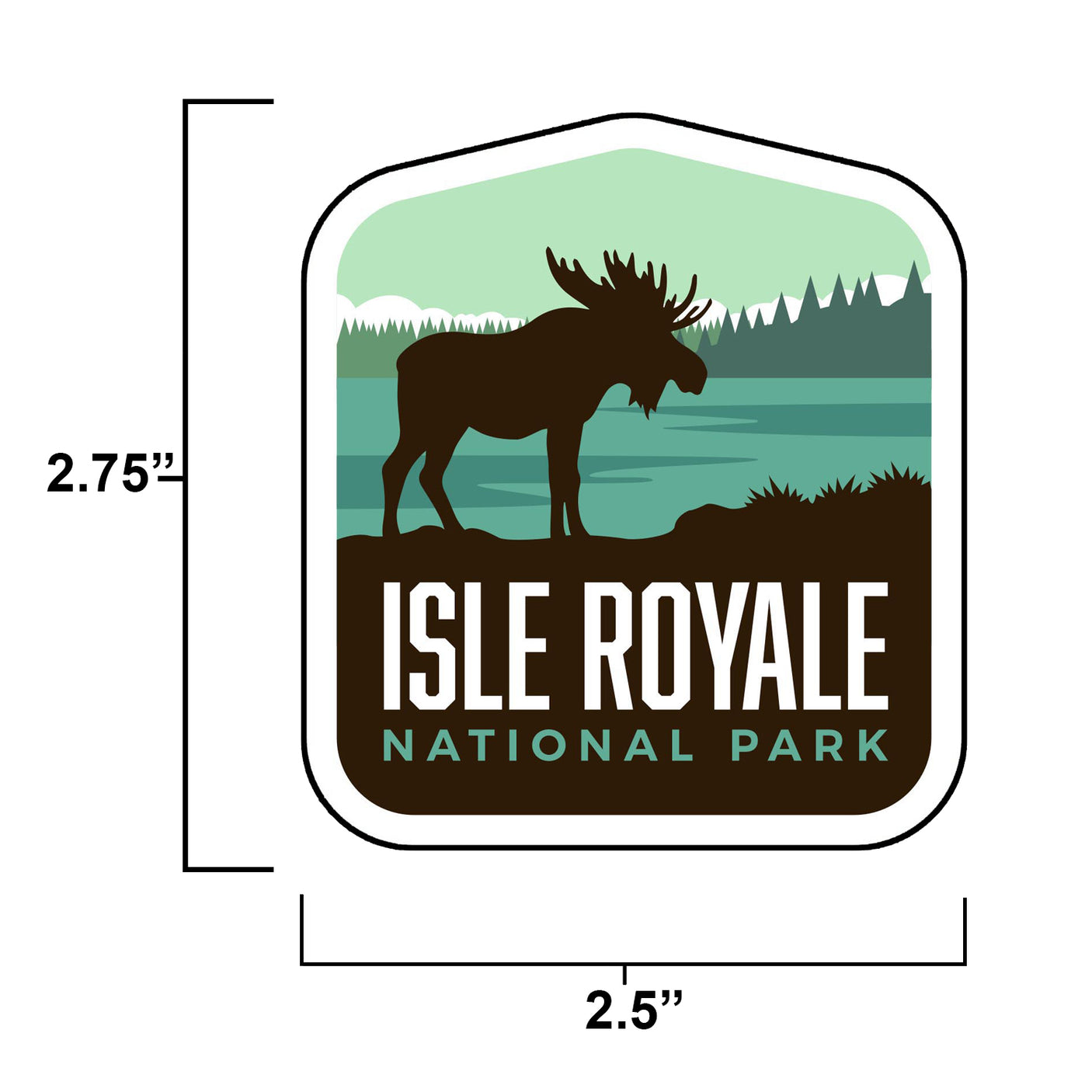 Isle Royale National Park Sticker