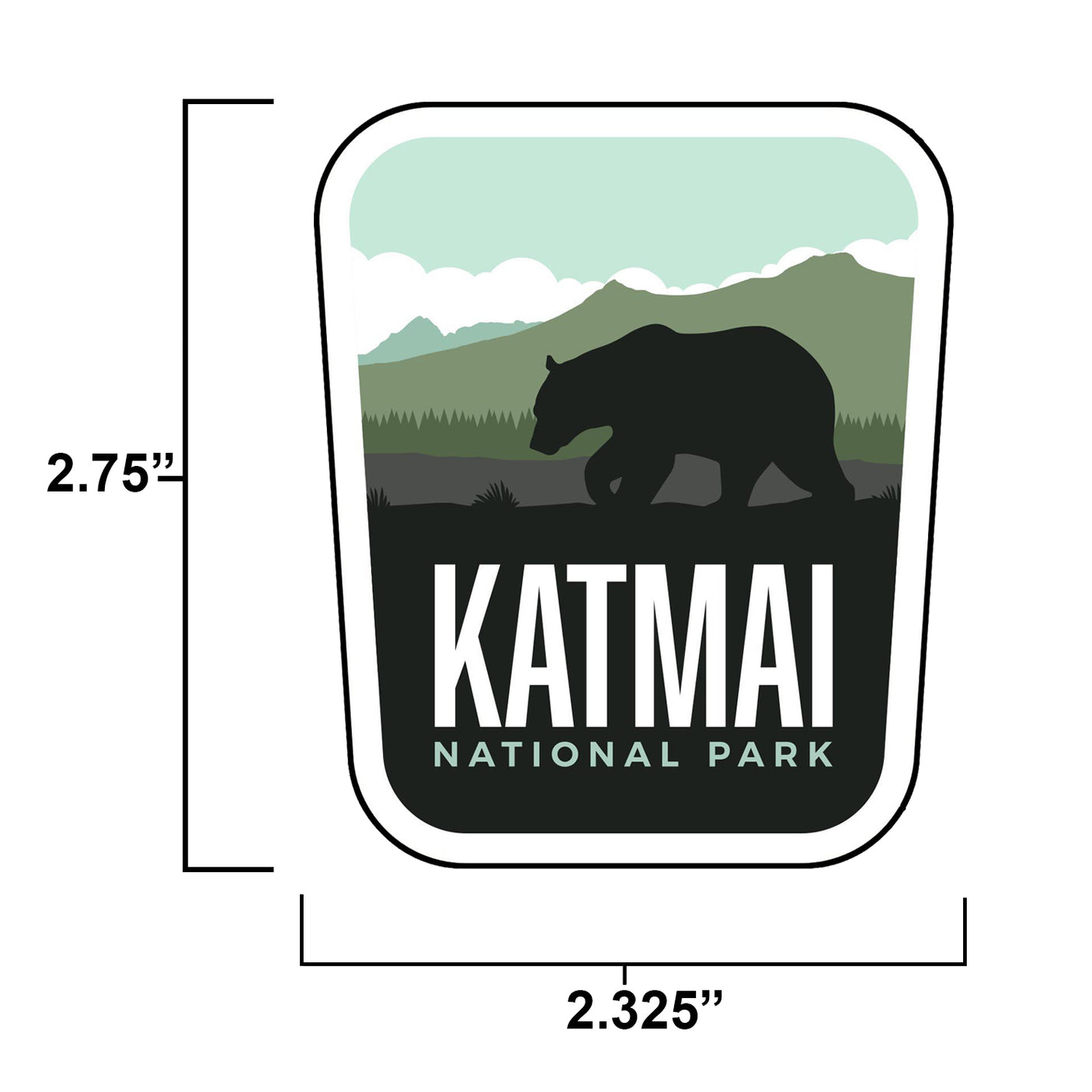 Katmai National Park Sticker