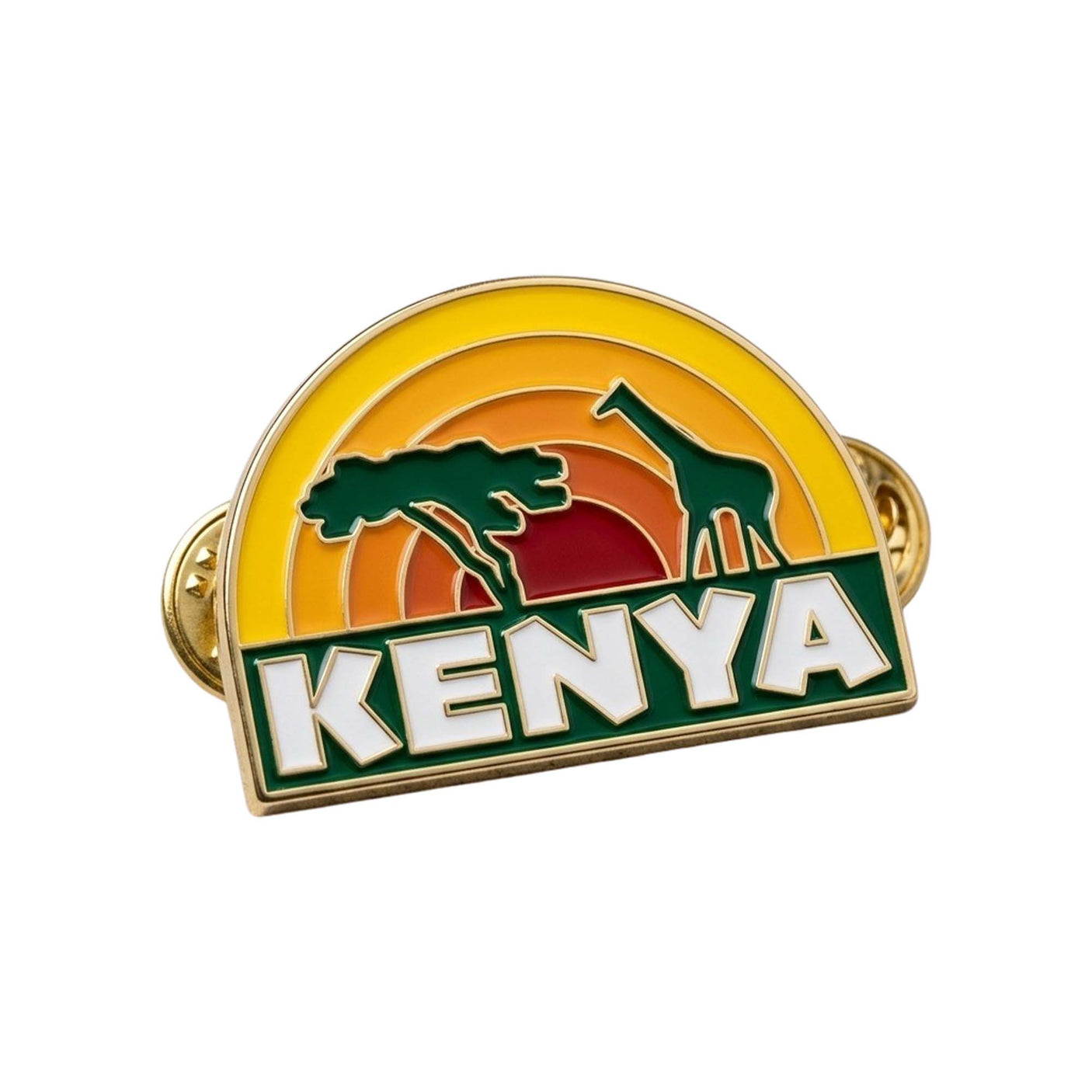 Kenya Enamel Pin