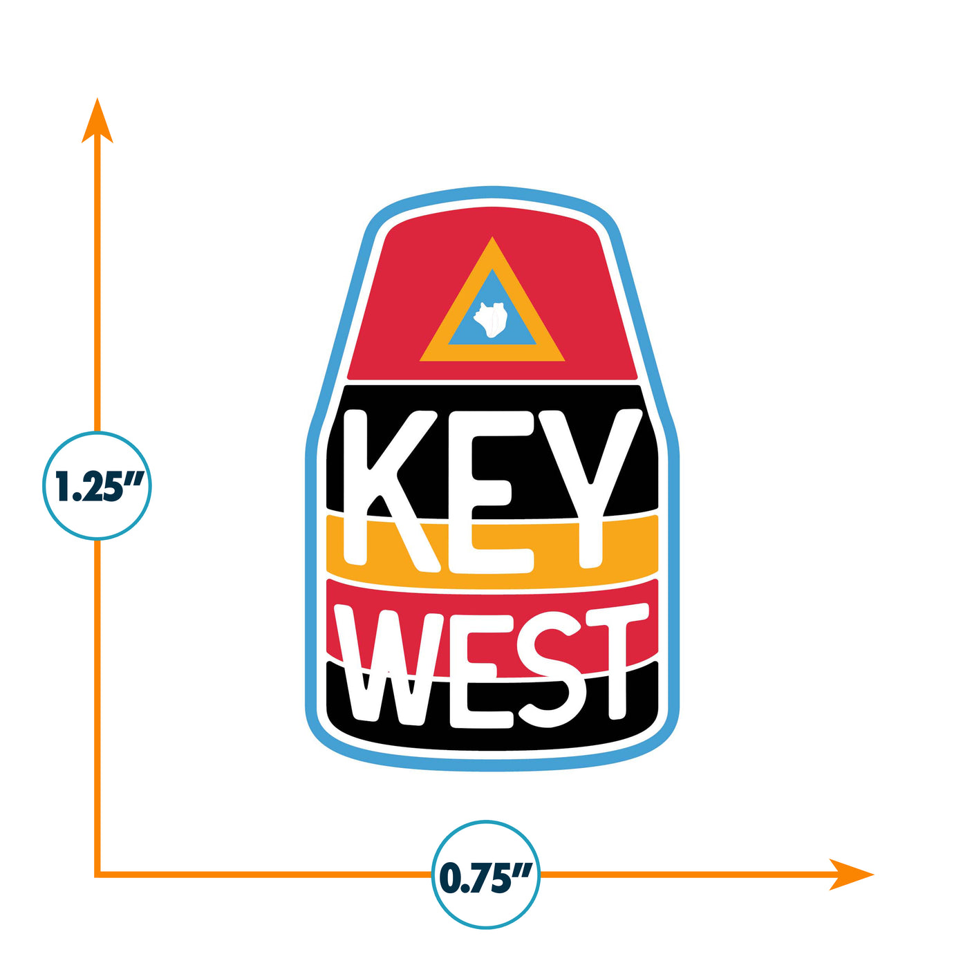 Key West Florida Enamel Pin