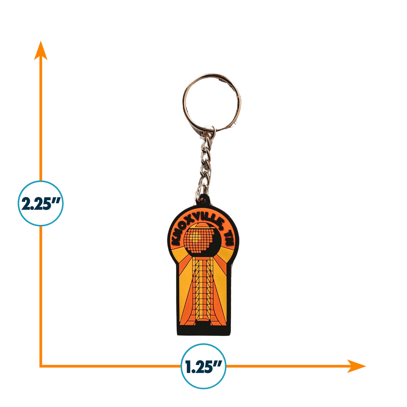 Knoxville PVC Keychain