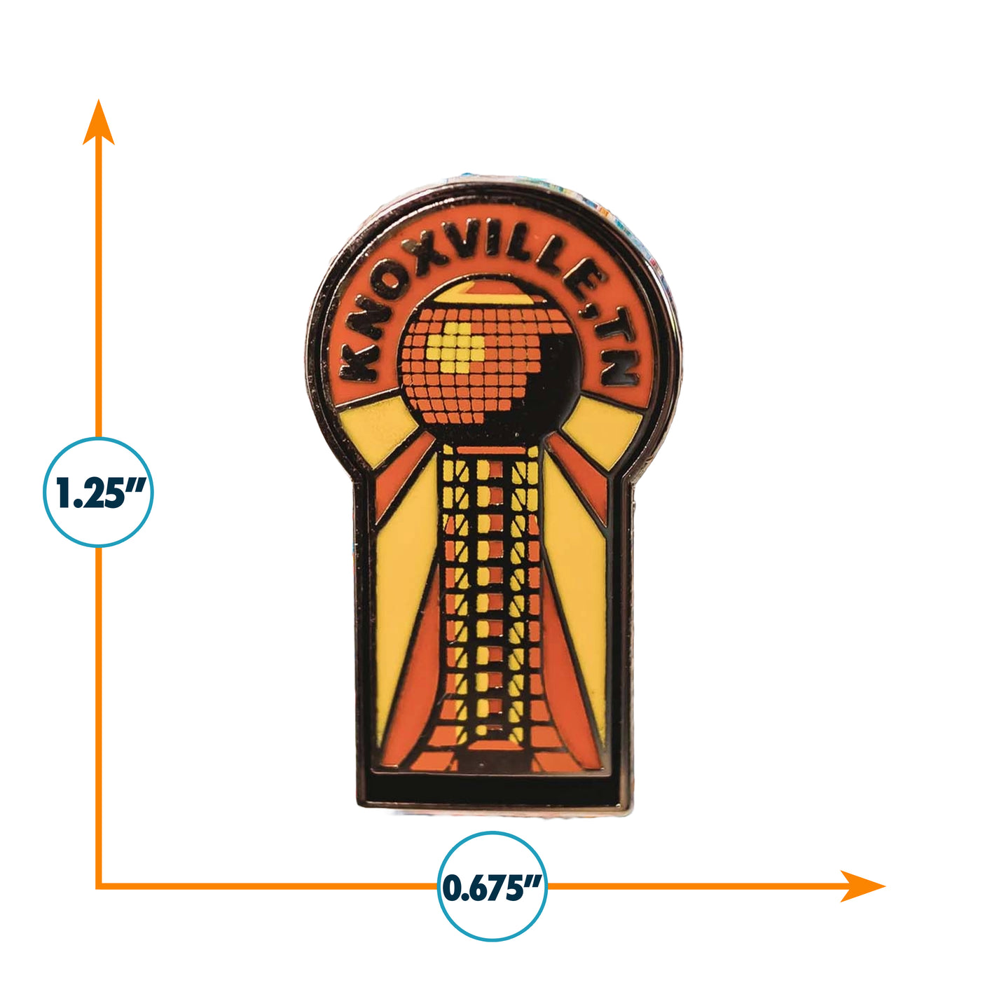 Knoxville Tennessee Travel Enamel Pin